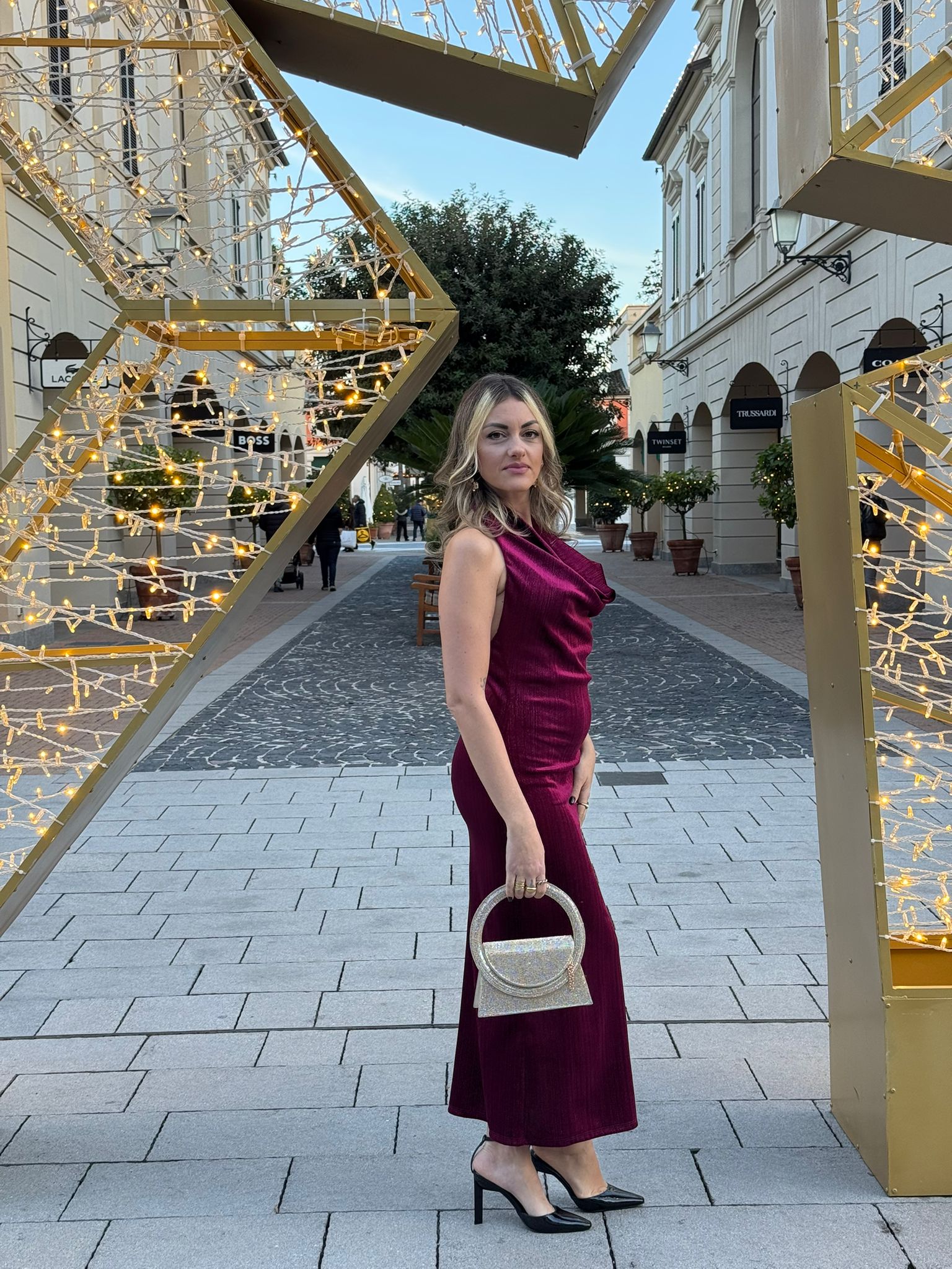 Abito KK12412 - Bordeaux