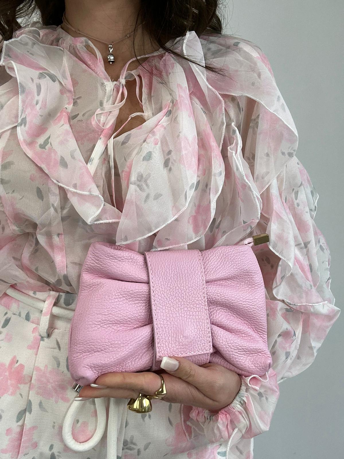 Borsa Vera Pelle - Rosa