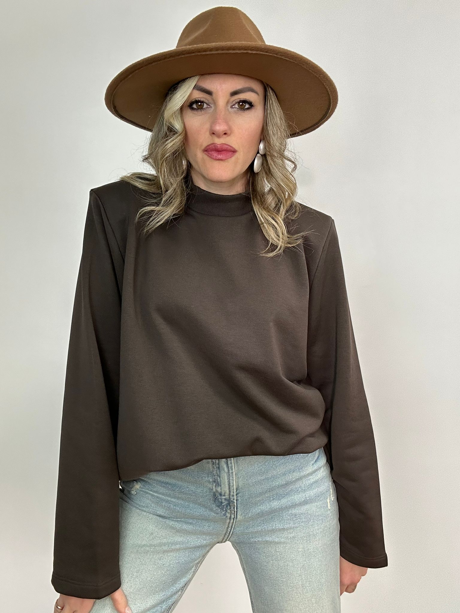 Felpa 3236 - Marrone