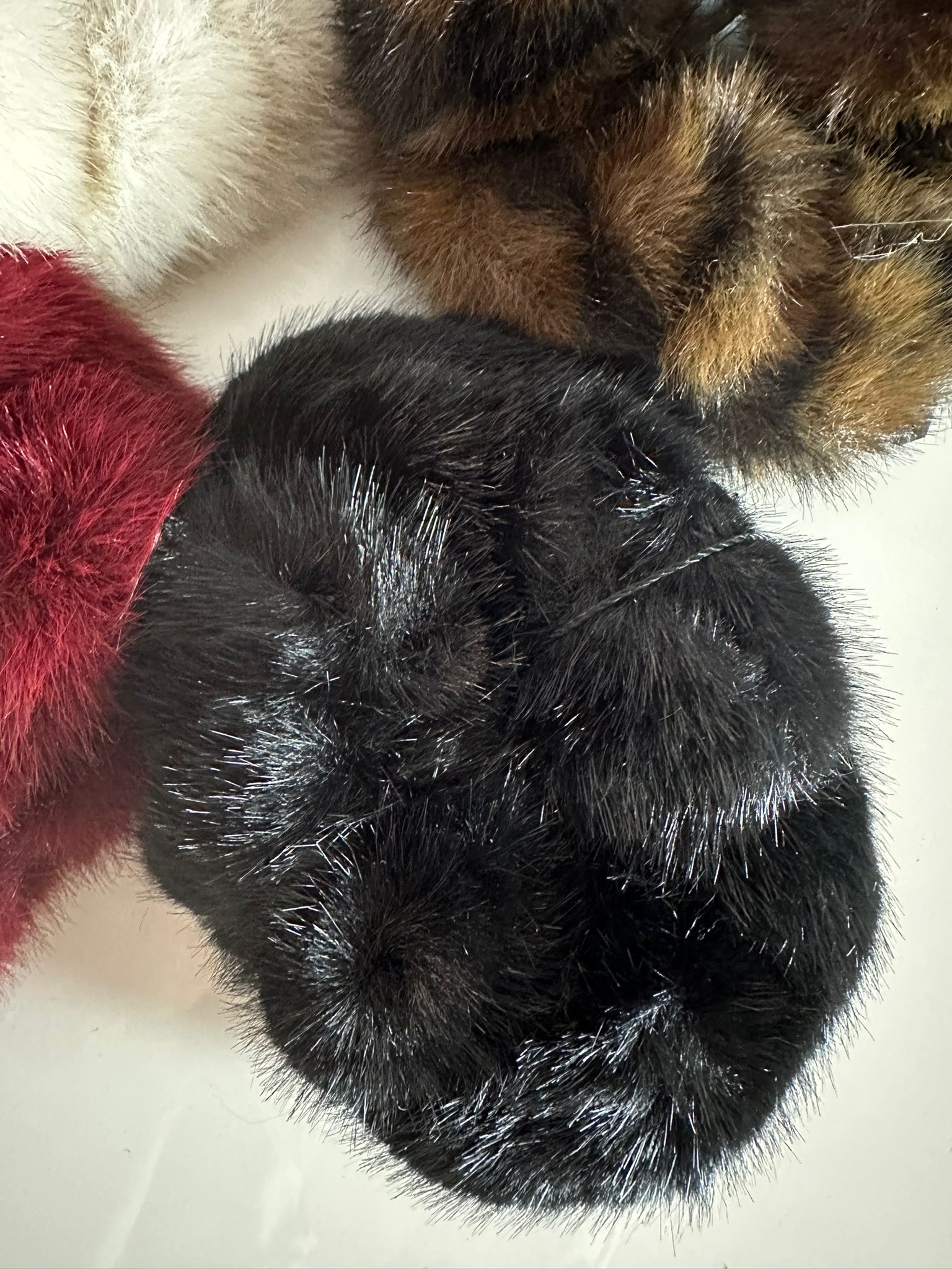 Elastico per capelli in peluche - Vari colori