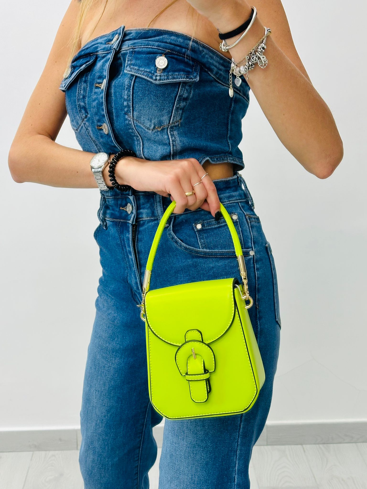 Mini Borsa - Verde Acido