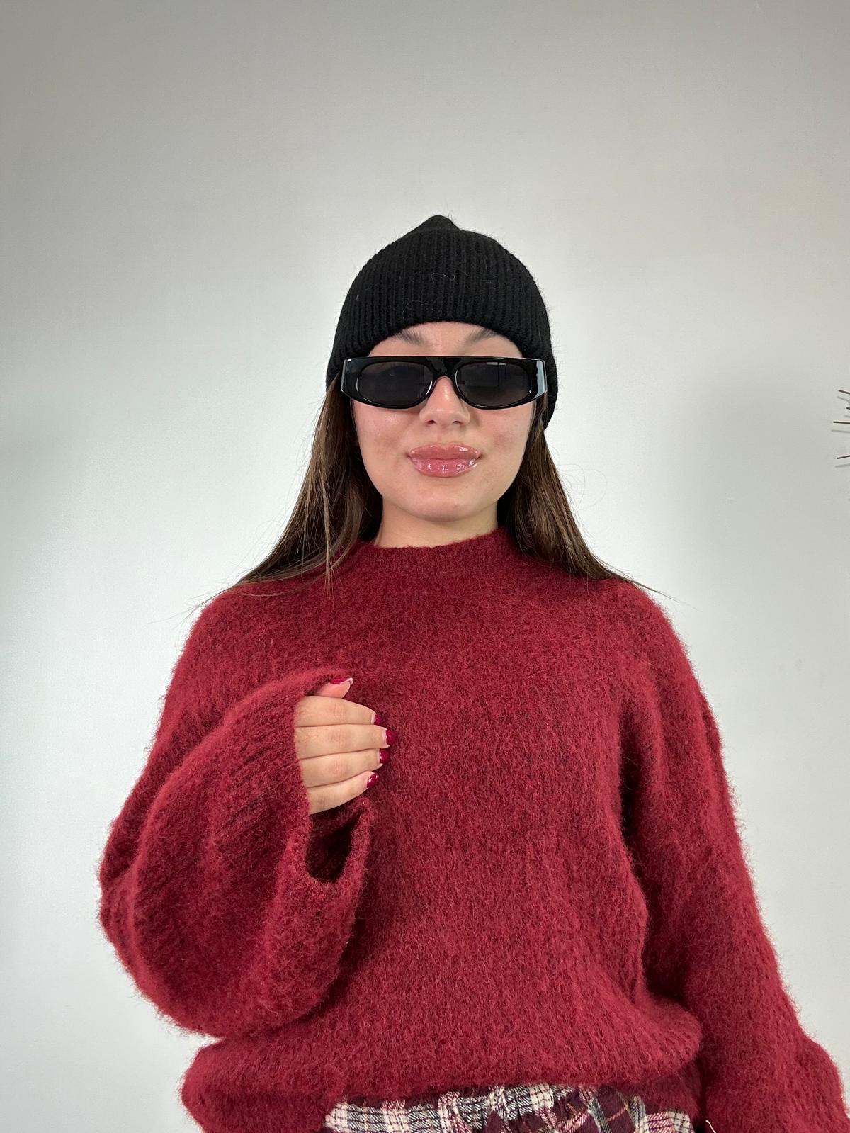 Maglione A3211 -Bordeaux