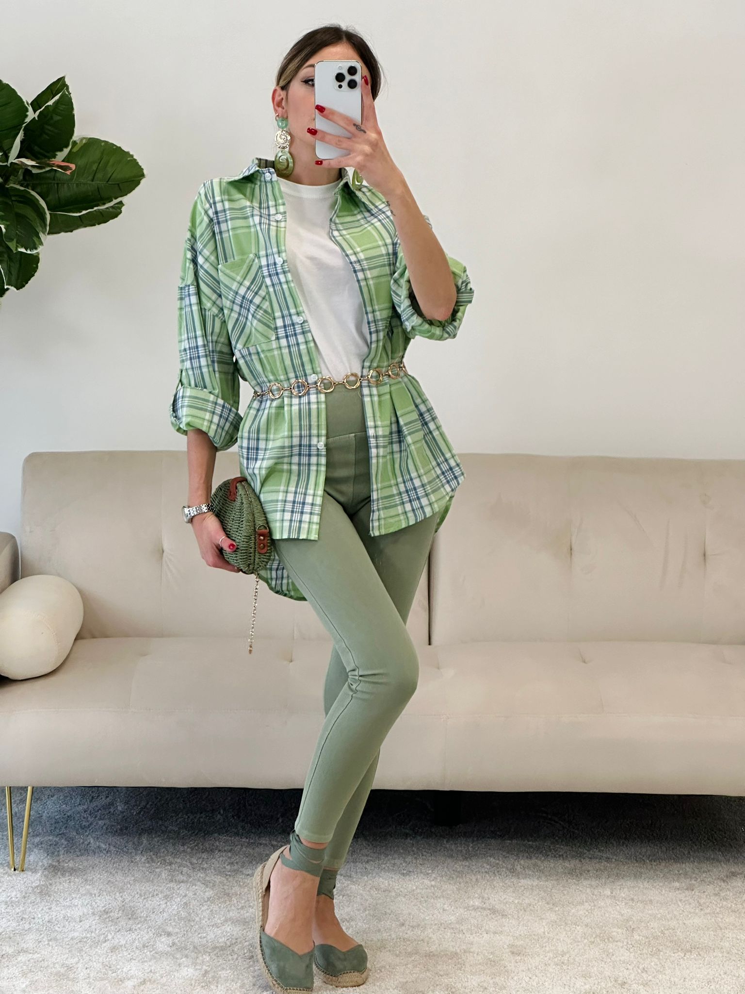 Pantalon legging - Vert