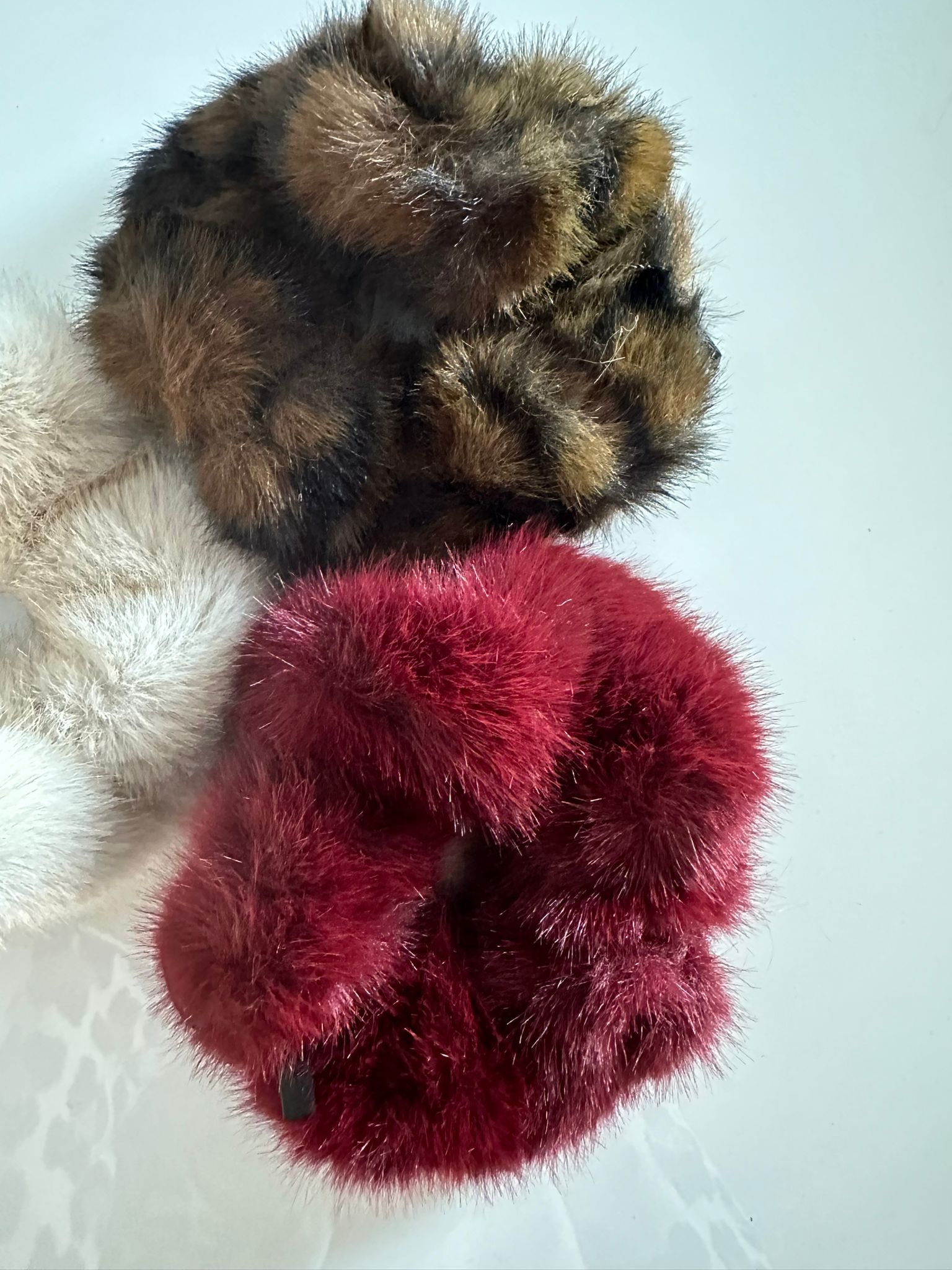 Elastico per capelli in peluche - Vari colori