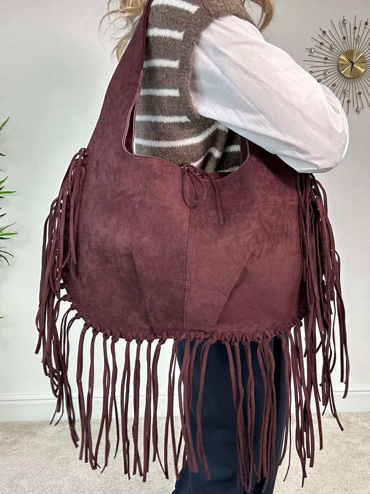 Borsa Grande con Frange - Vinaccio