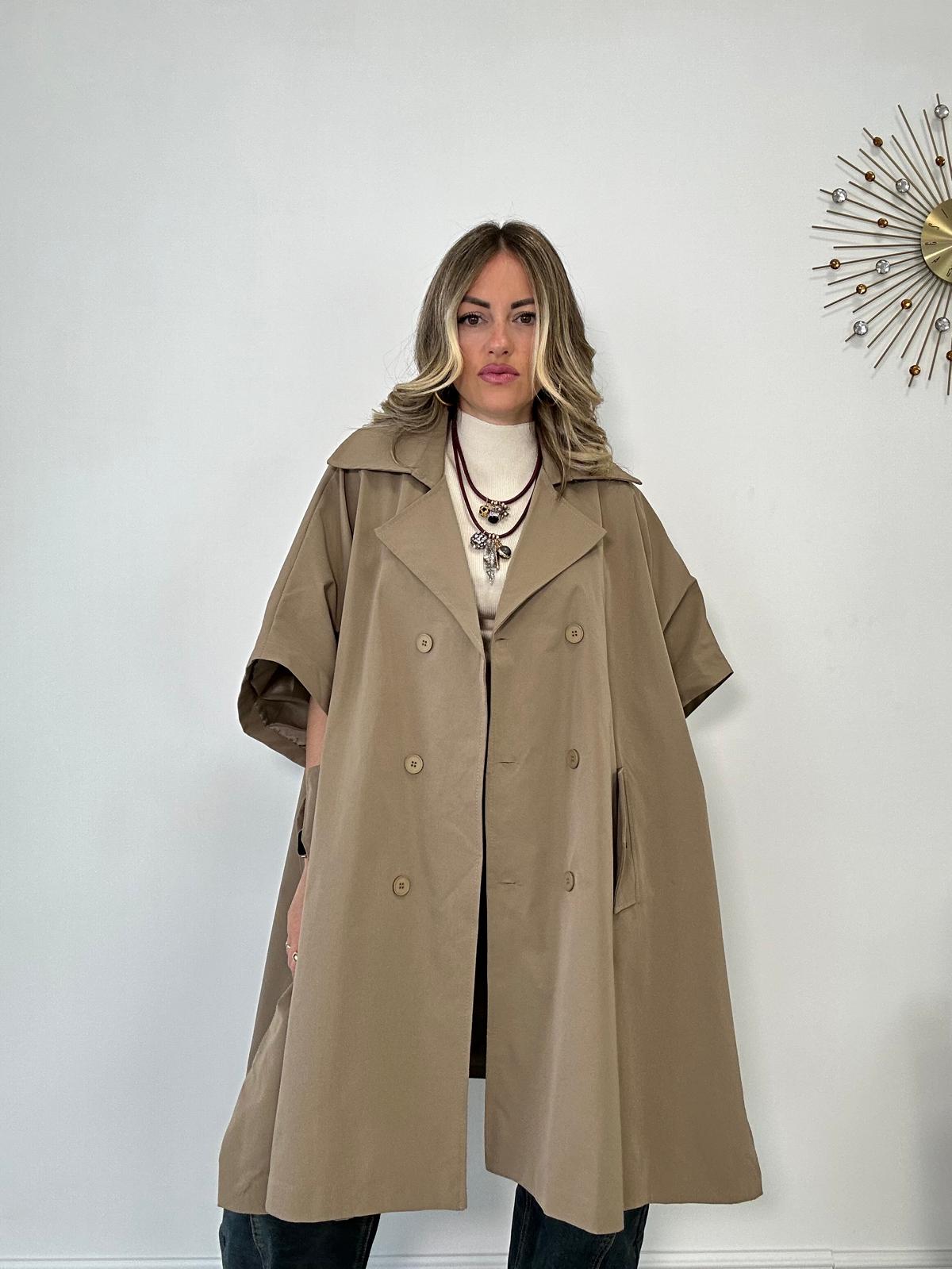Trench Mezza Manica - Beige Scuro