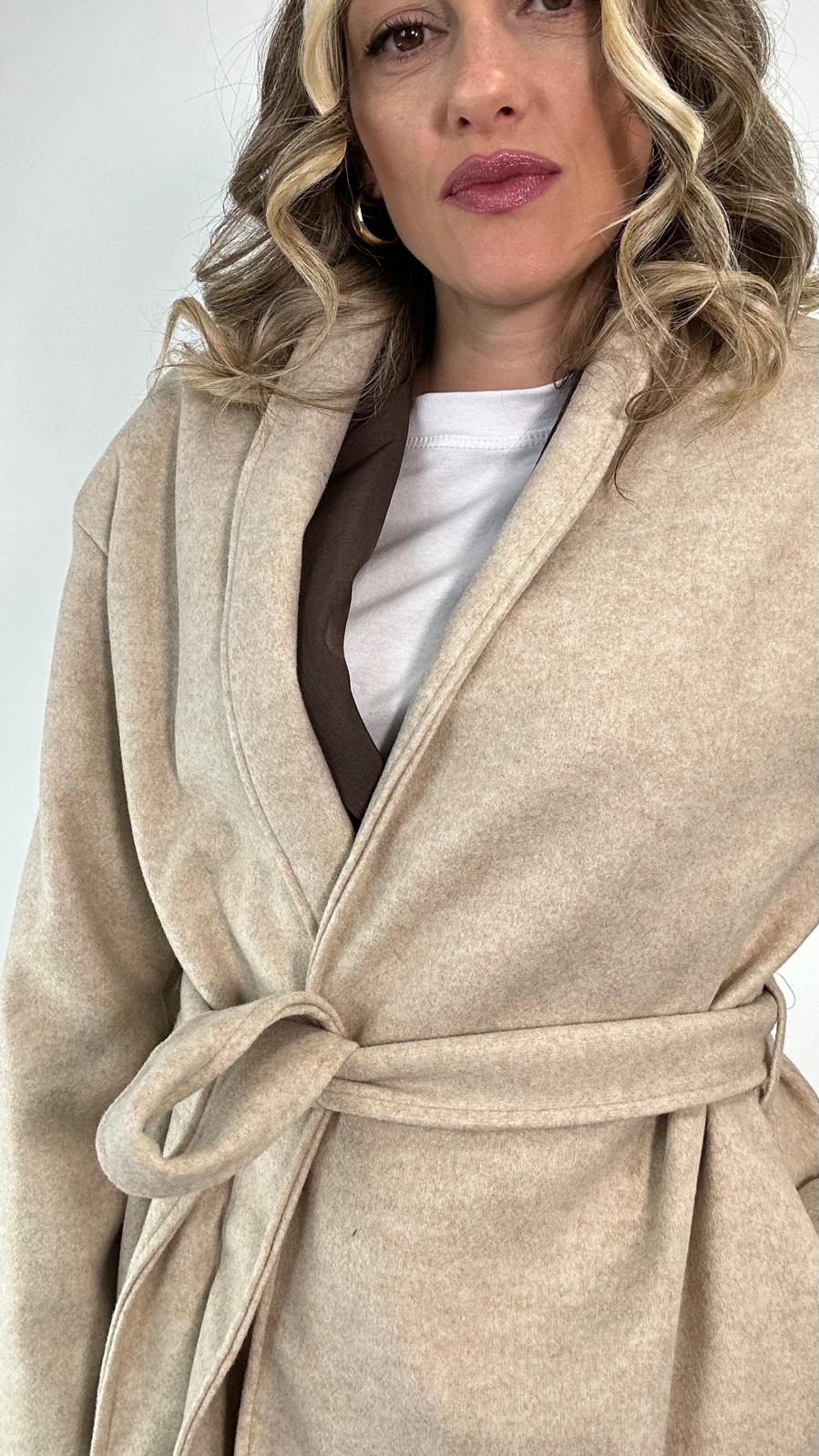 Cappotto 6758 - Beige Chiaro