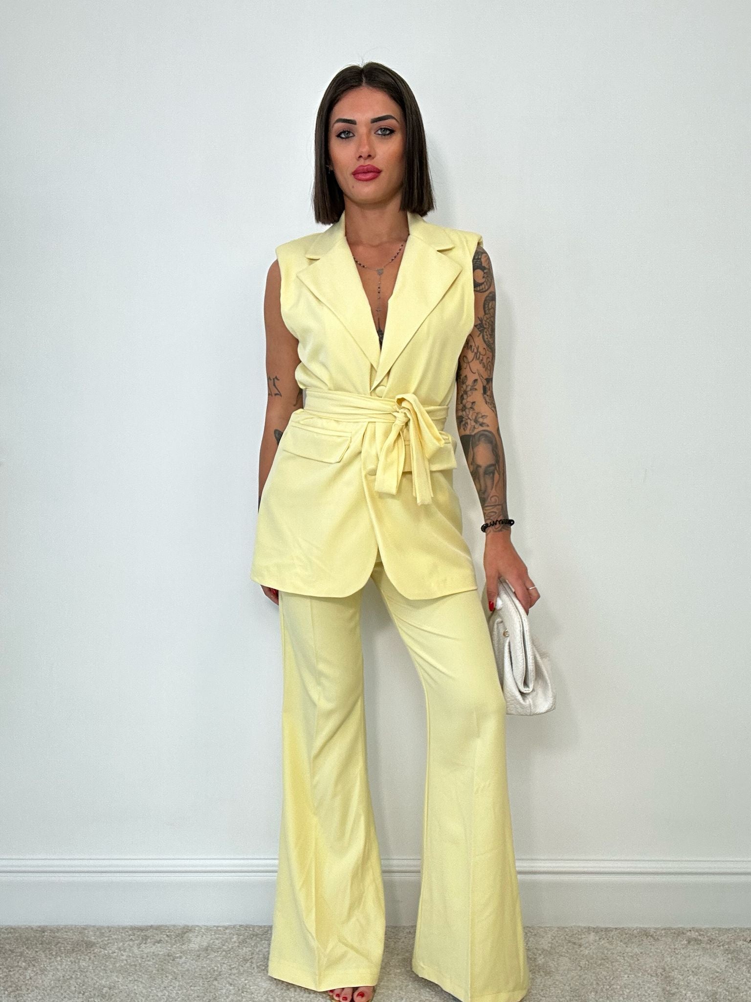 Tailleur Monique (Blazer + Pantalone) Giallo