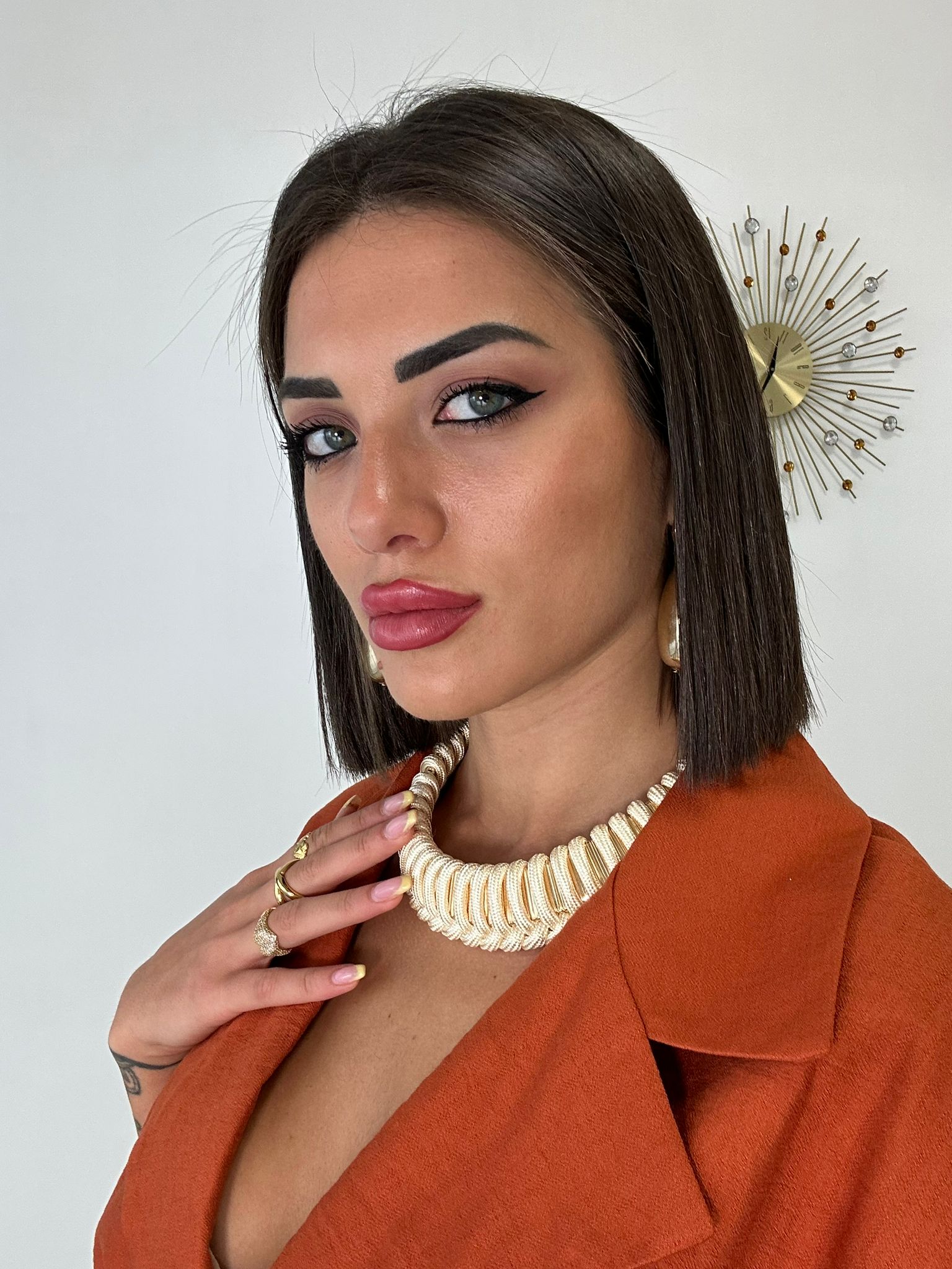 Collana girocollo - Beige