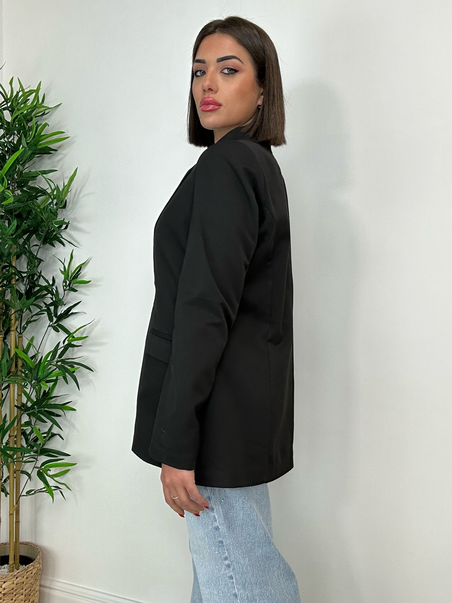 Blazer avec cravate - Noir