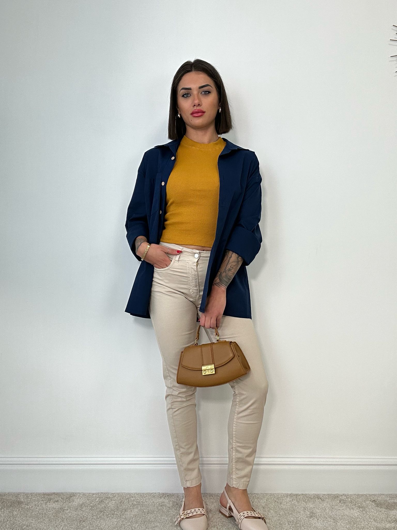 Jeans Skinny - Beige