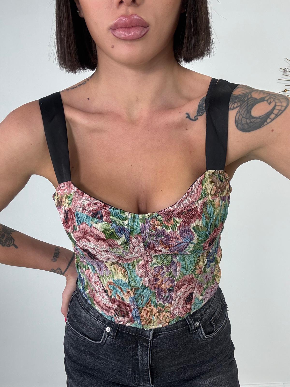 Top a Corpetto - Multicolor