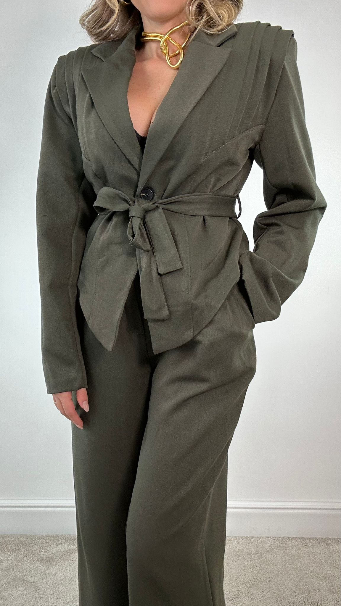 Tailleur Mar66673 (Blazer + Pantalone) Verde