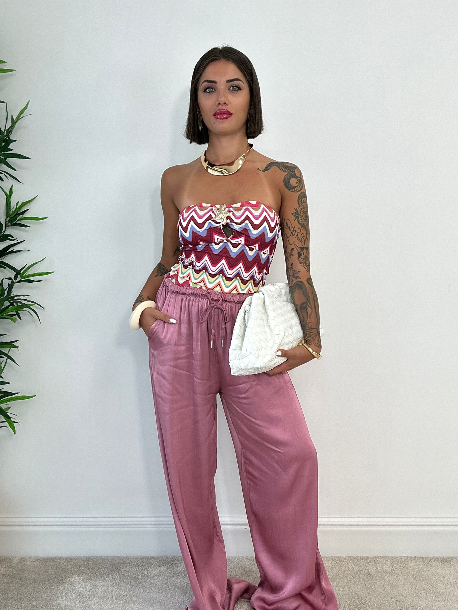 Pantalone Minori - Rosa Scuro