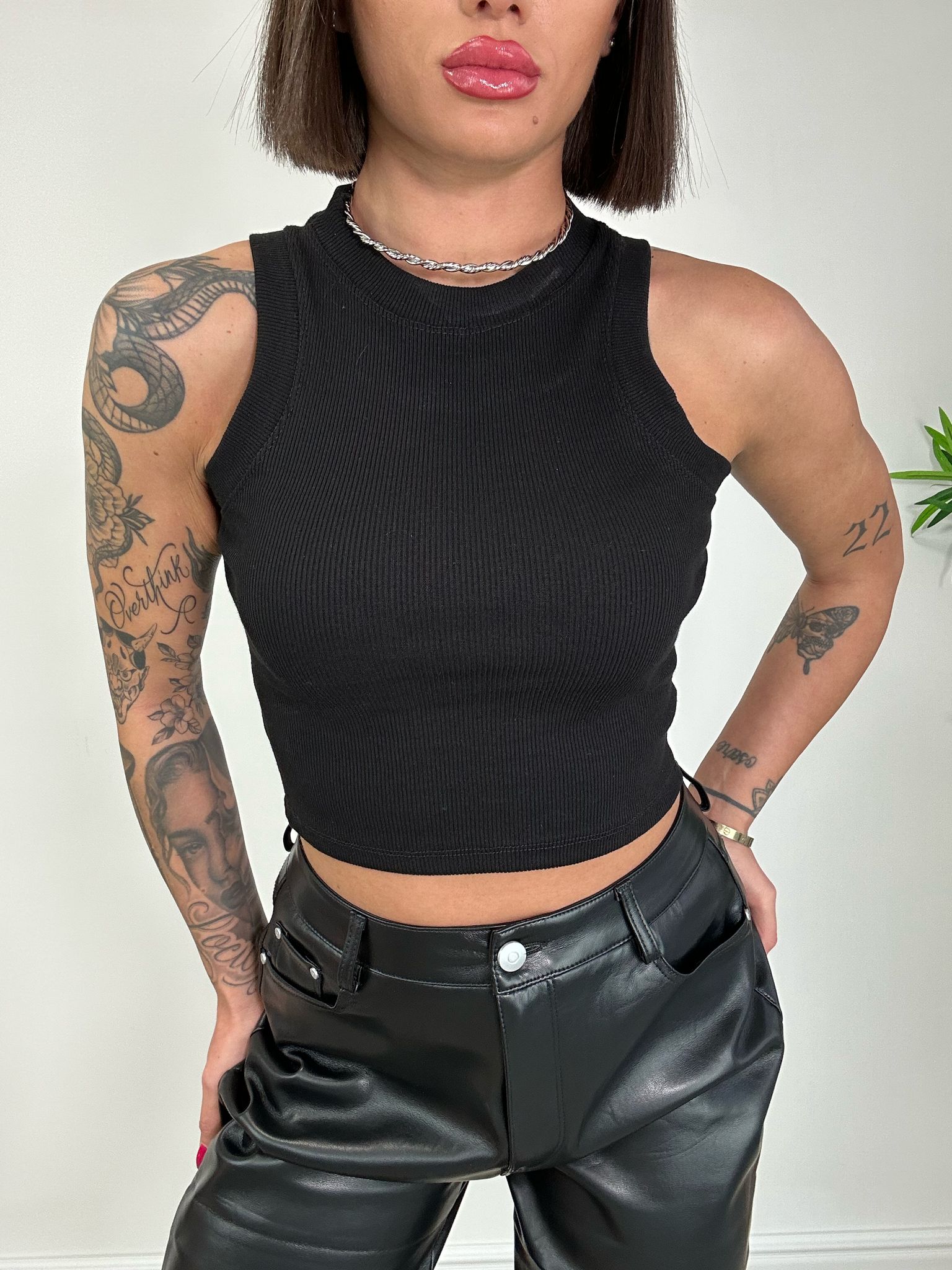 Haut court Amelia - Noir