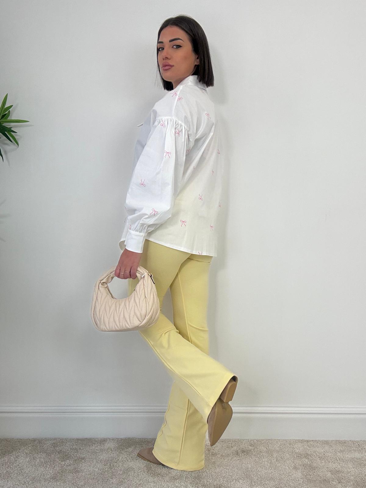 Pantalone - Giallo pastello