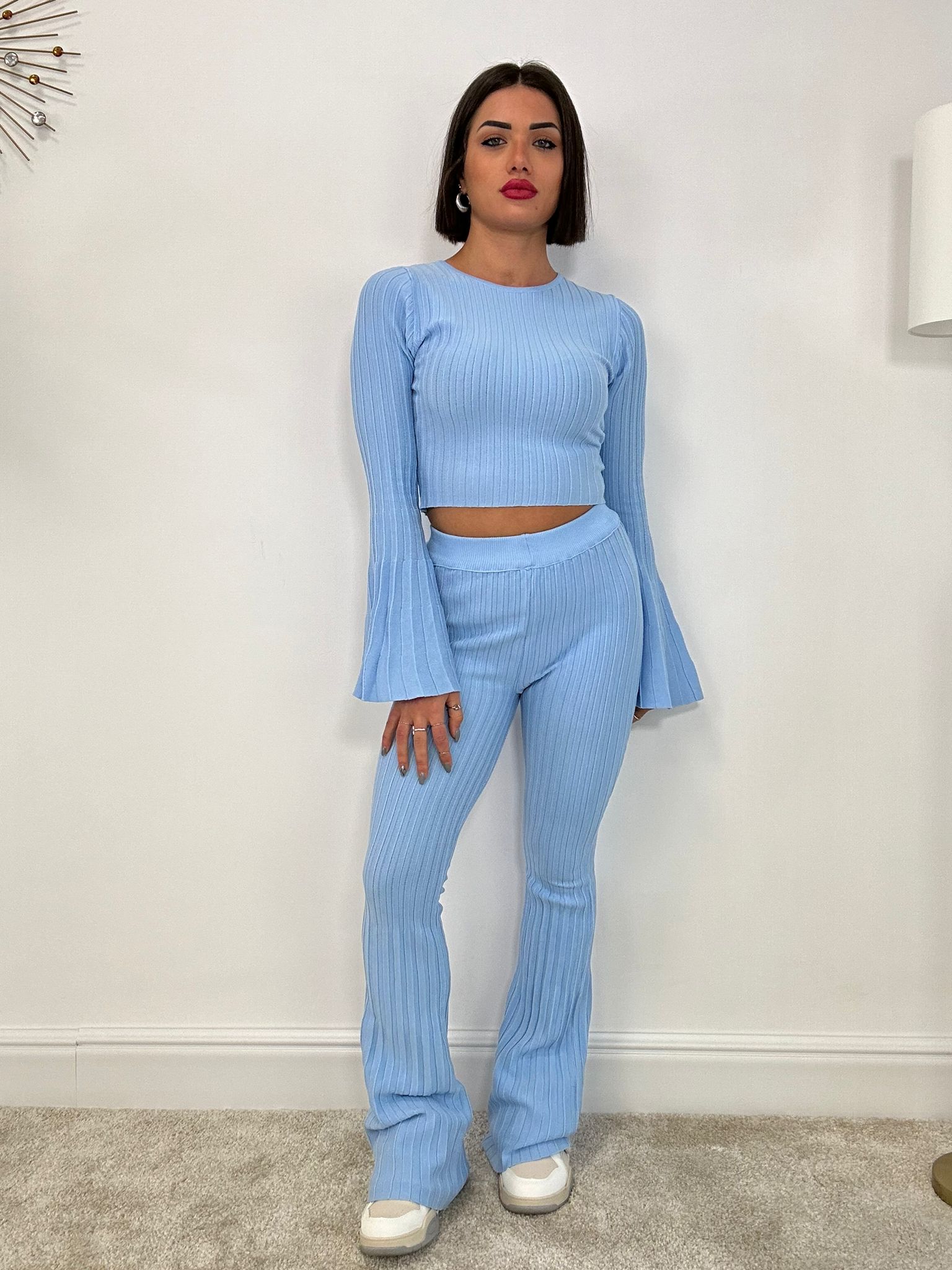 Ensemble Siviglia (Pull + Pantalon) Bleu Clair
