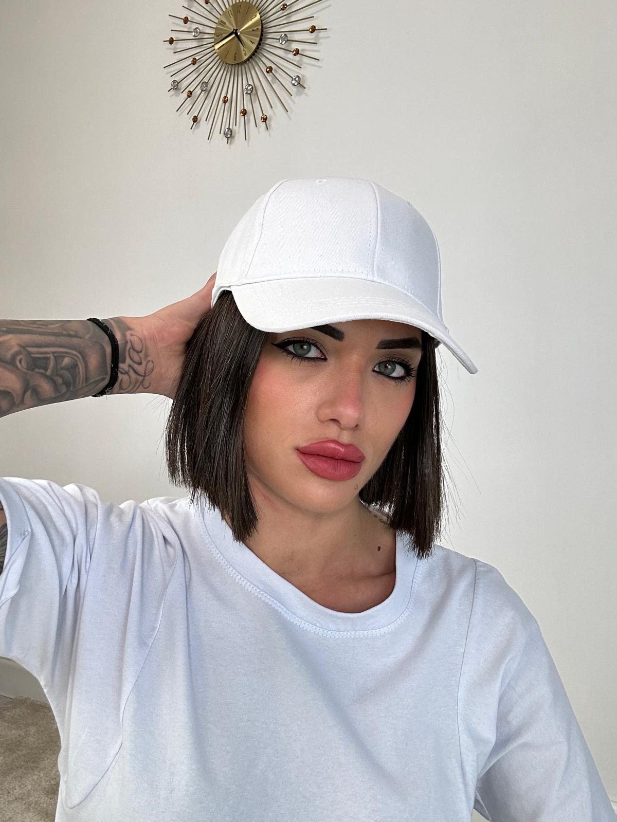 Casquette à visière - Blanche