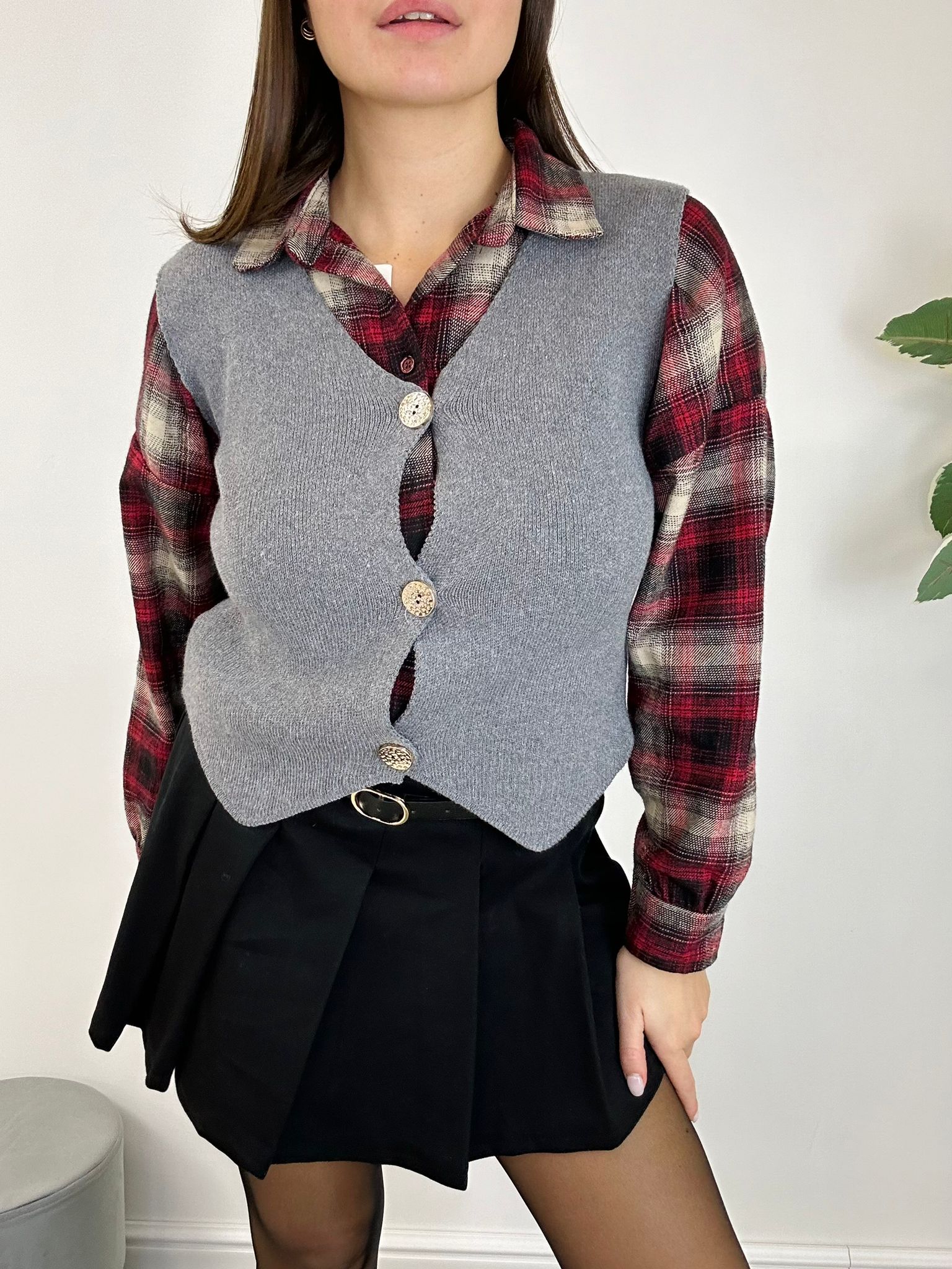 Gilet Frida - Gris