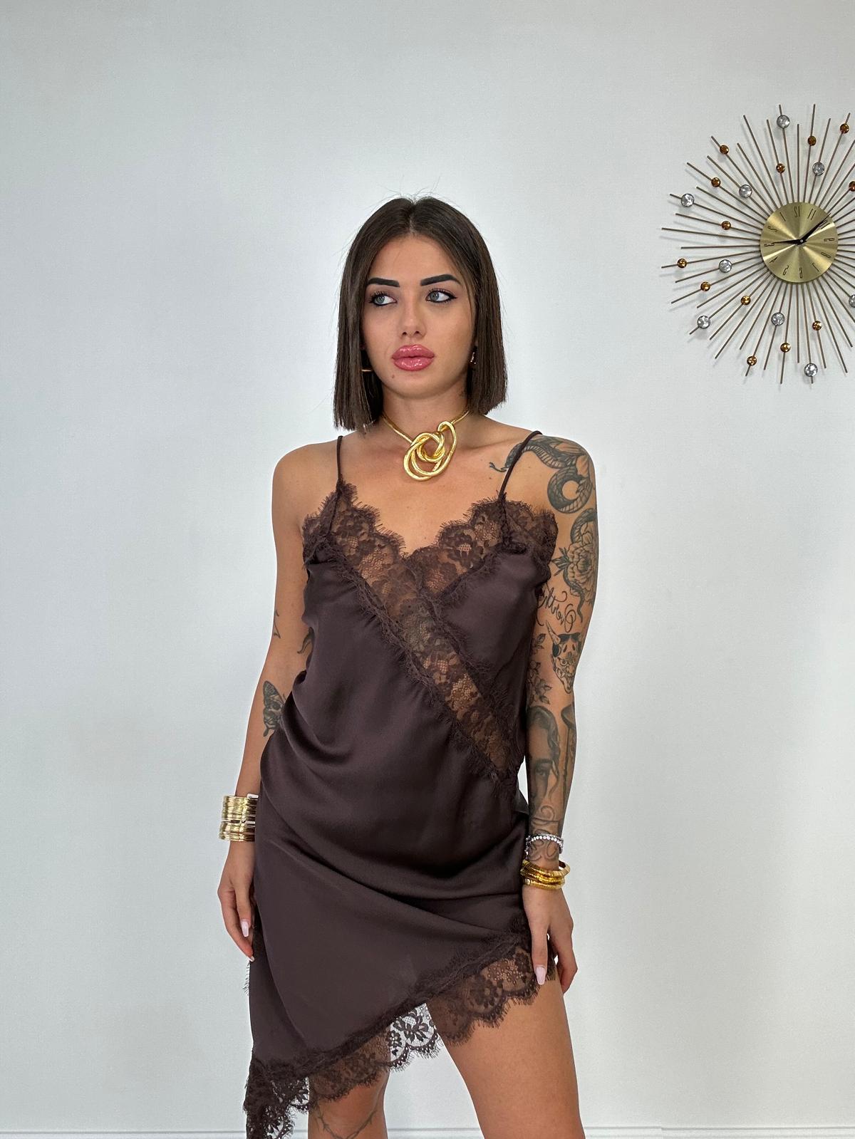 Abito 7838 - Marrone