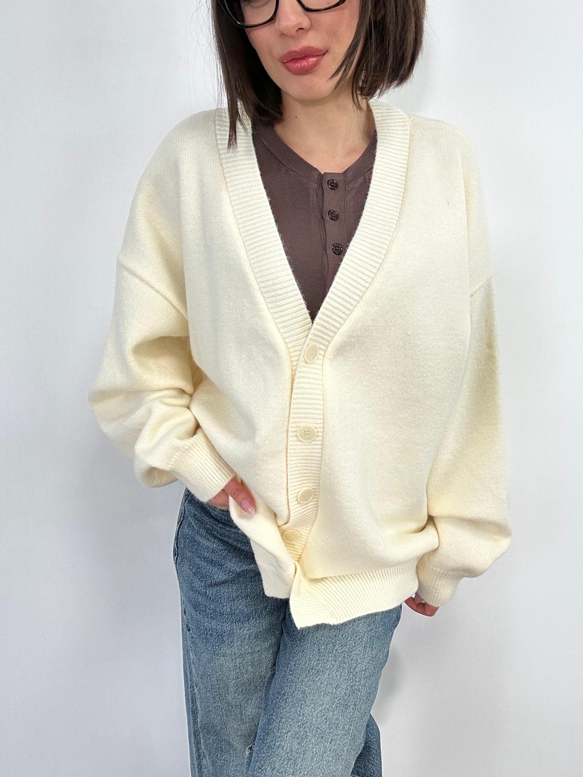 Cardigan 901 - Panna