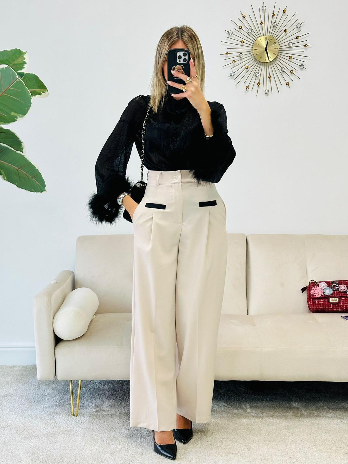 Pantalone Nicolas - Beige
