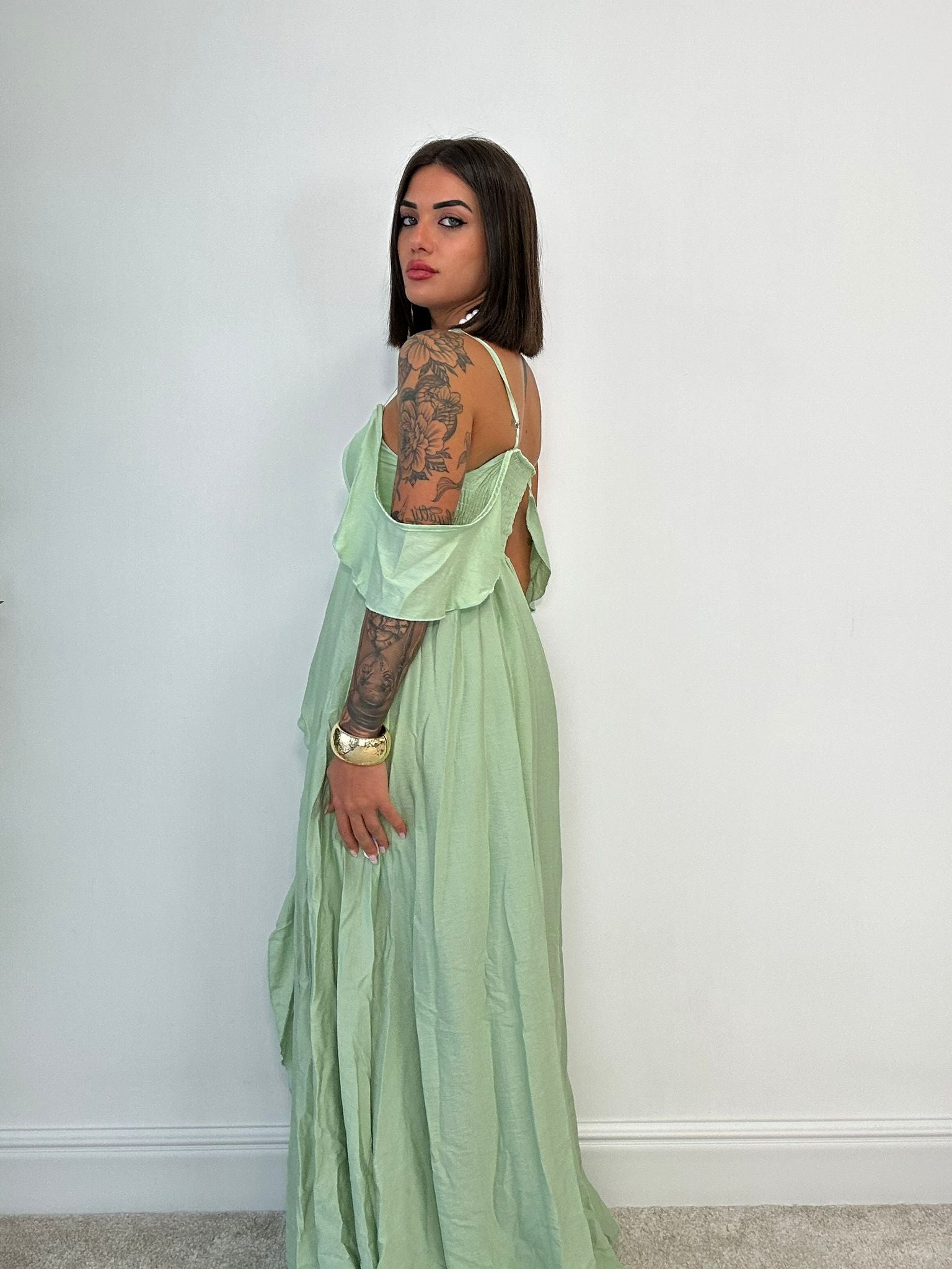 Coordinato Tahiti (Top Lungo + Pantaloncino) Verde