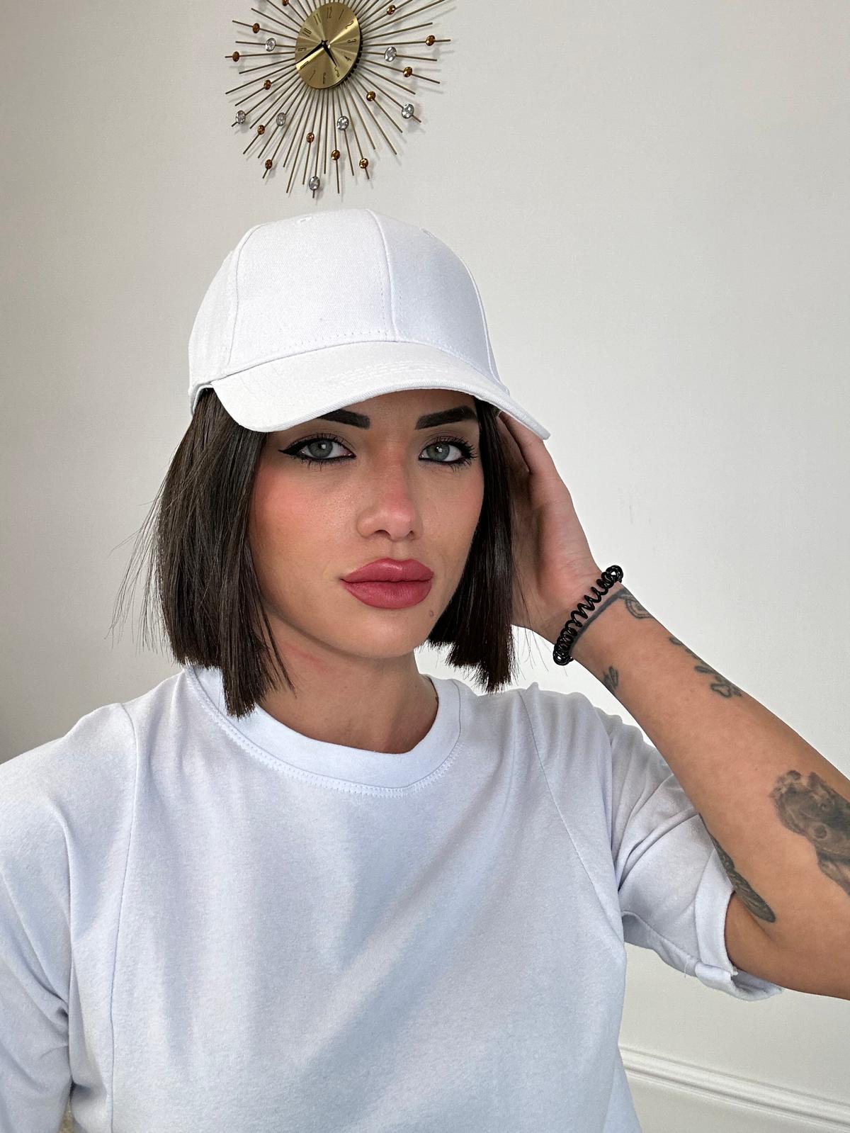 Casquette à visière - Blanche