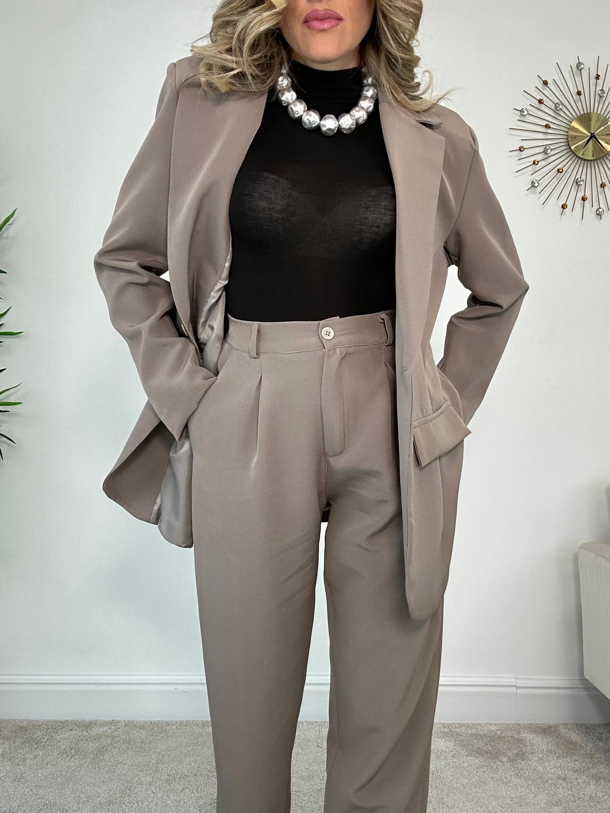 Tailleur Barcellona (Blazer + Pantalone) Fango