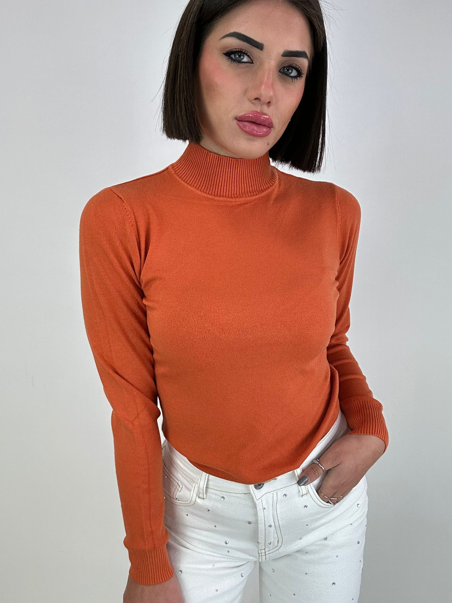 Maglioncino Dolcevita mezzo collo - Vari Colori