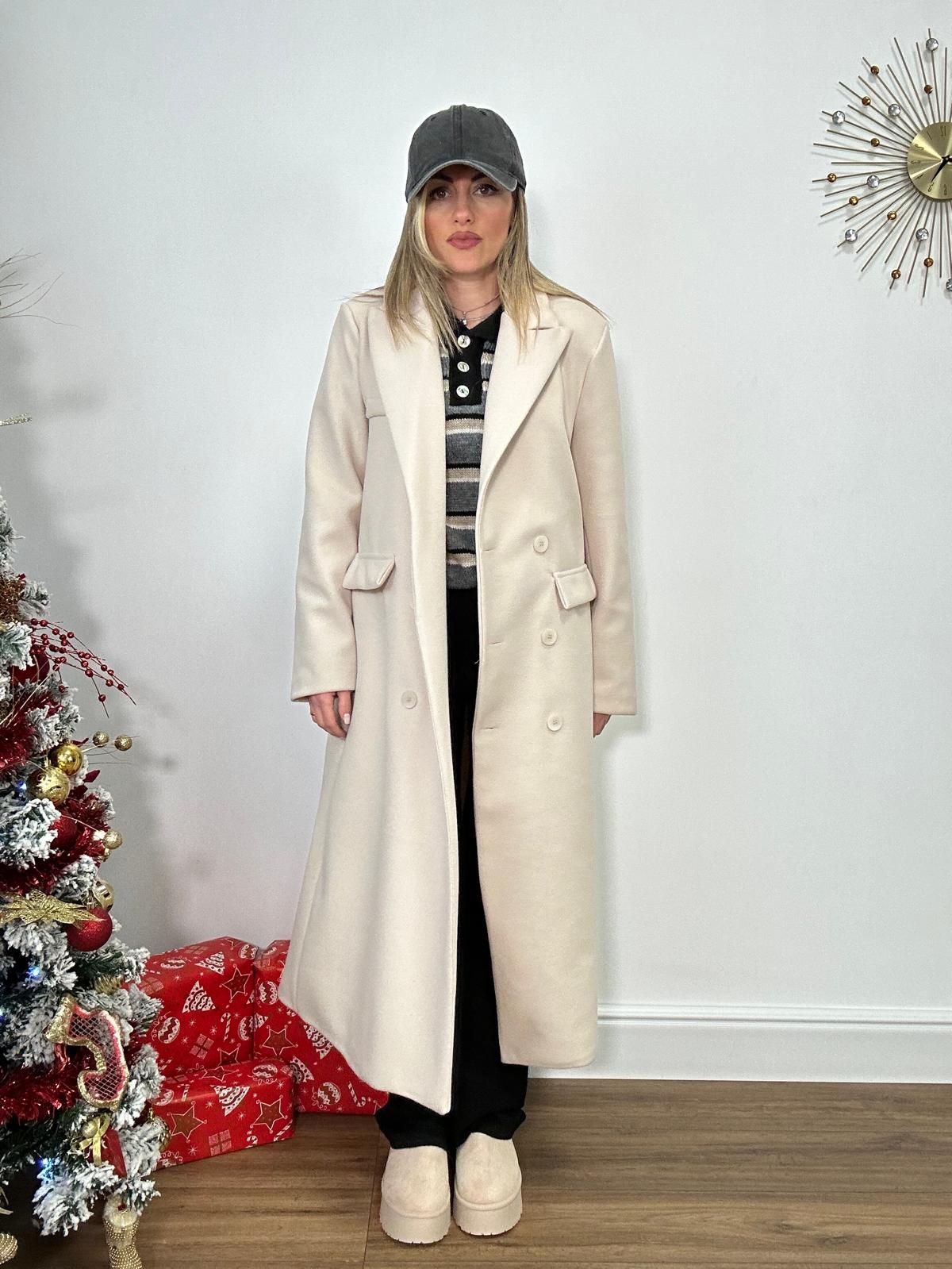 Cappotto 88837 - Panna