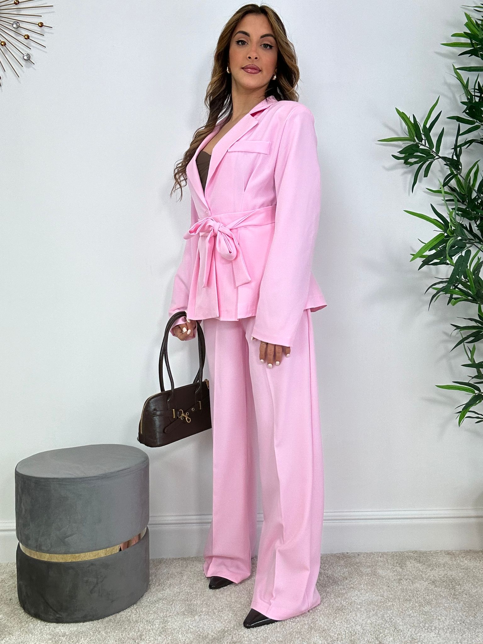 Anzug Lisbon (Blazer + Hose) Rosa