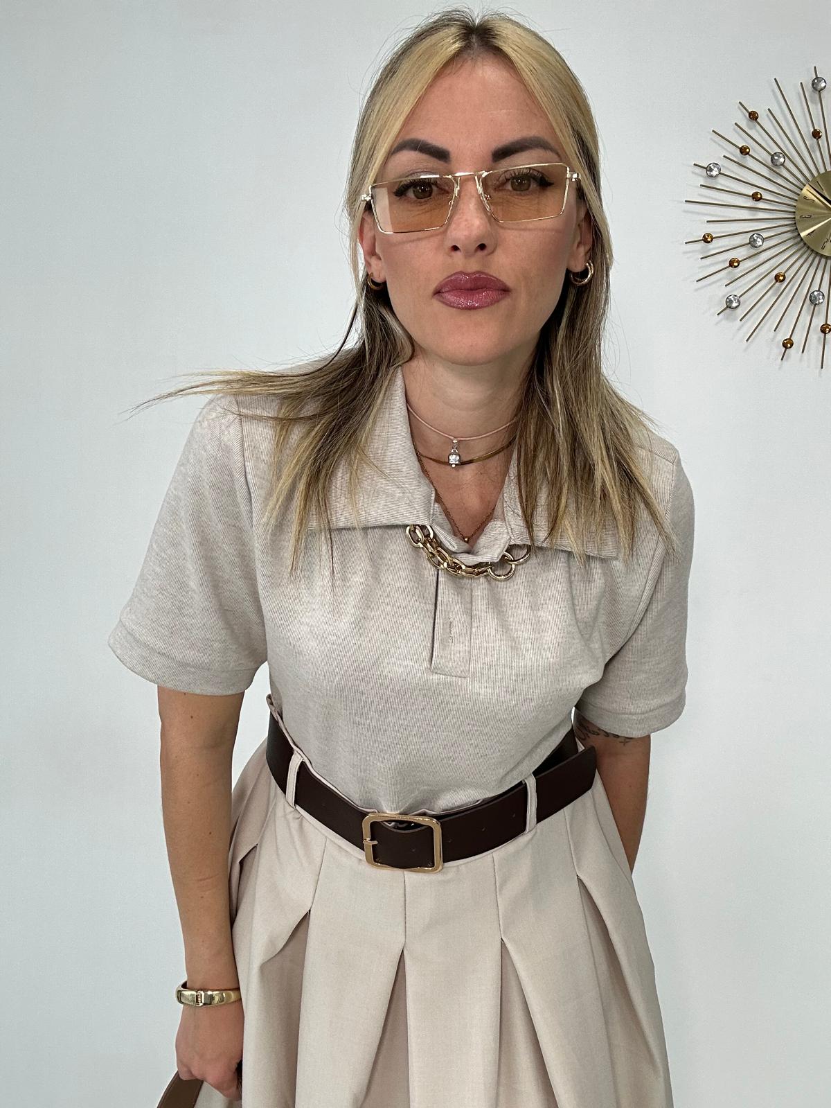 Abito M5811 - Beige