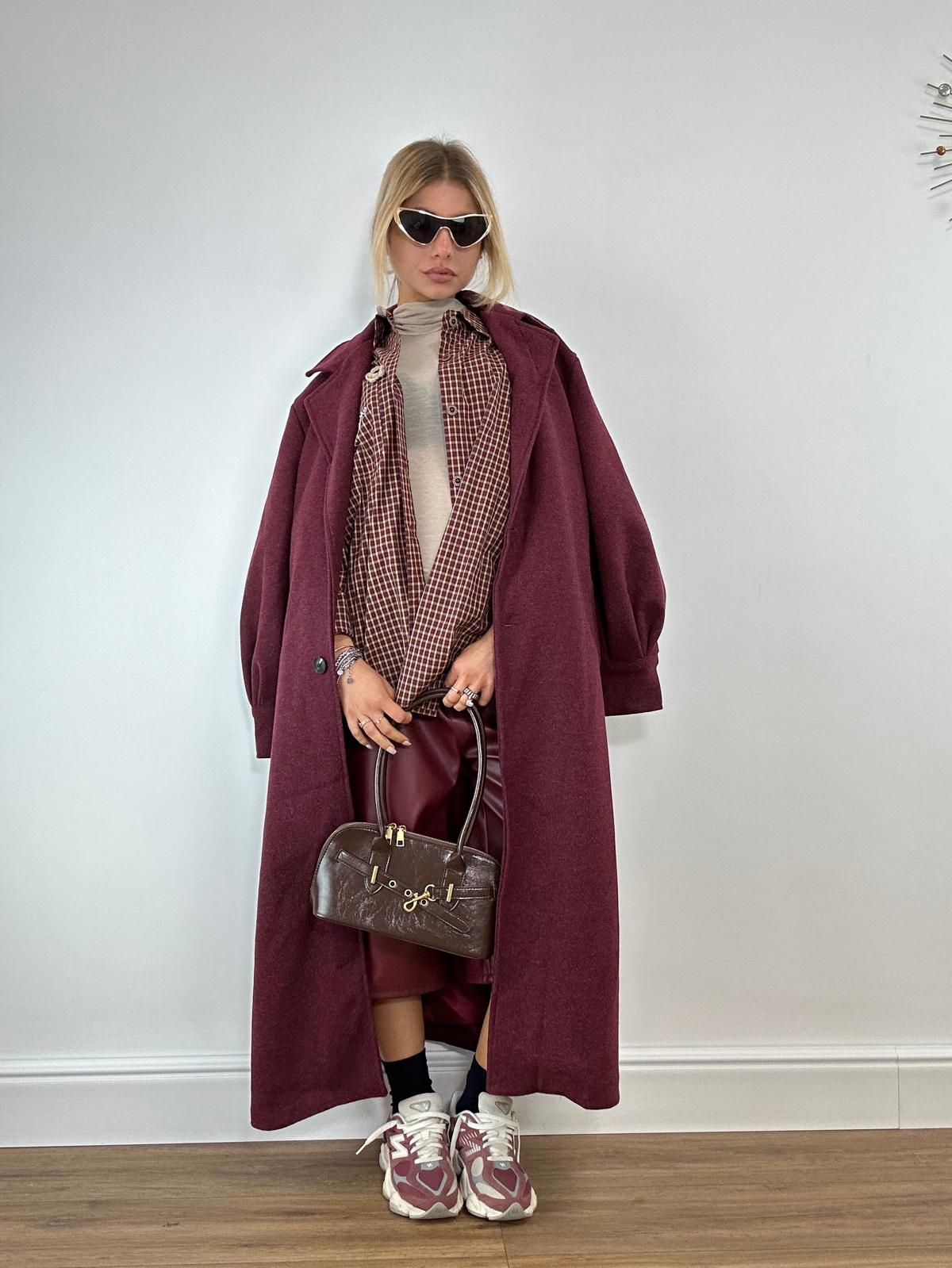 Bermuda in ecopelle 18197 - Bordeaux