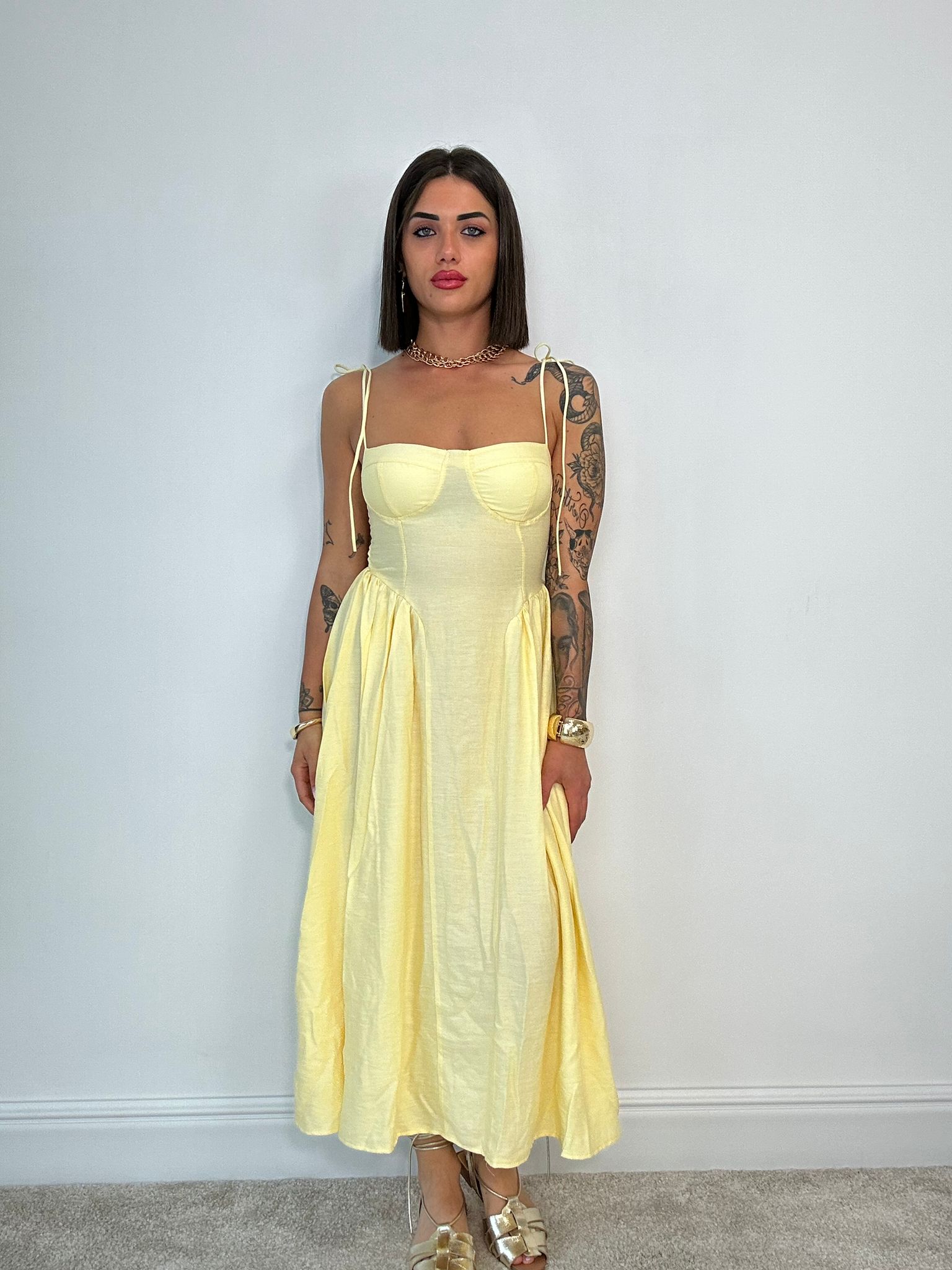 Abito Aurora - Giallo
