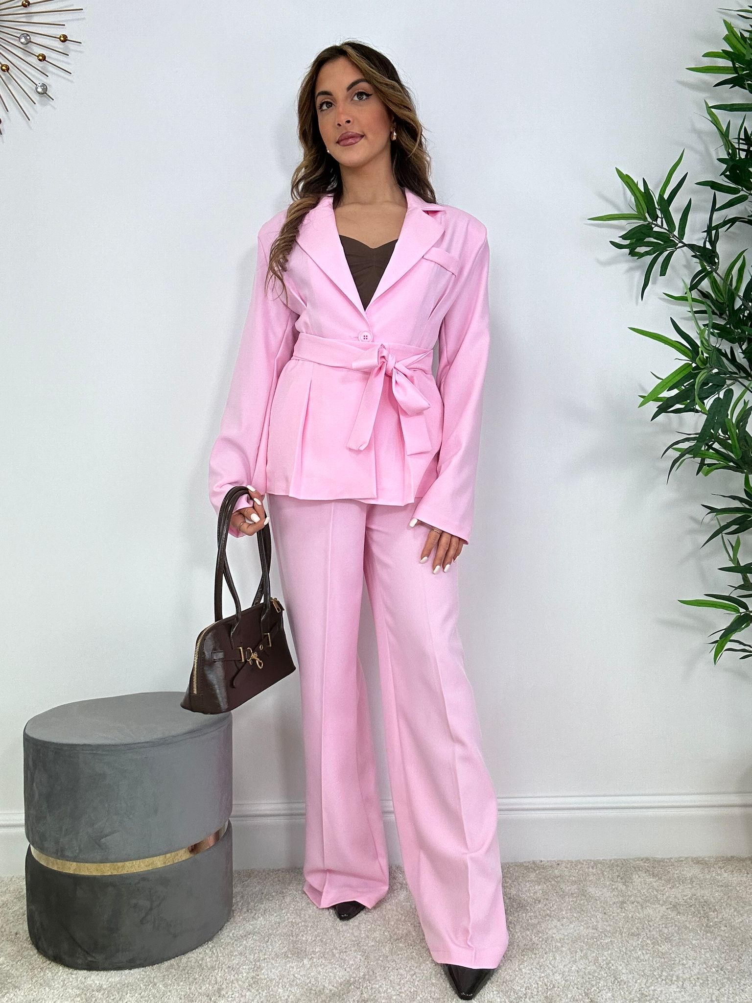 Anzug Lisbon (Blazer + Hose) Rosa