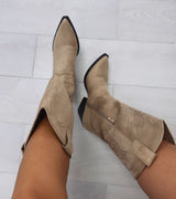 Camperos tacco medio Beige - SC11