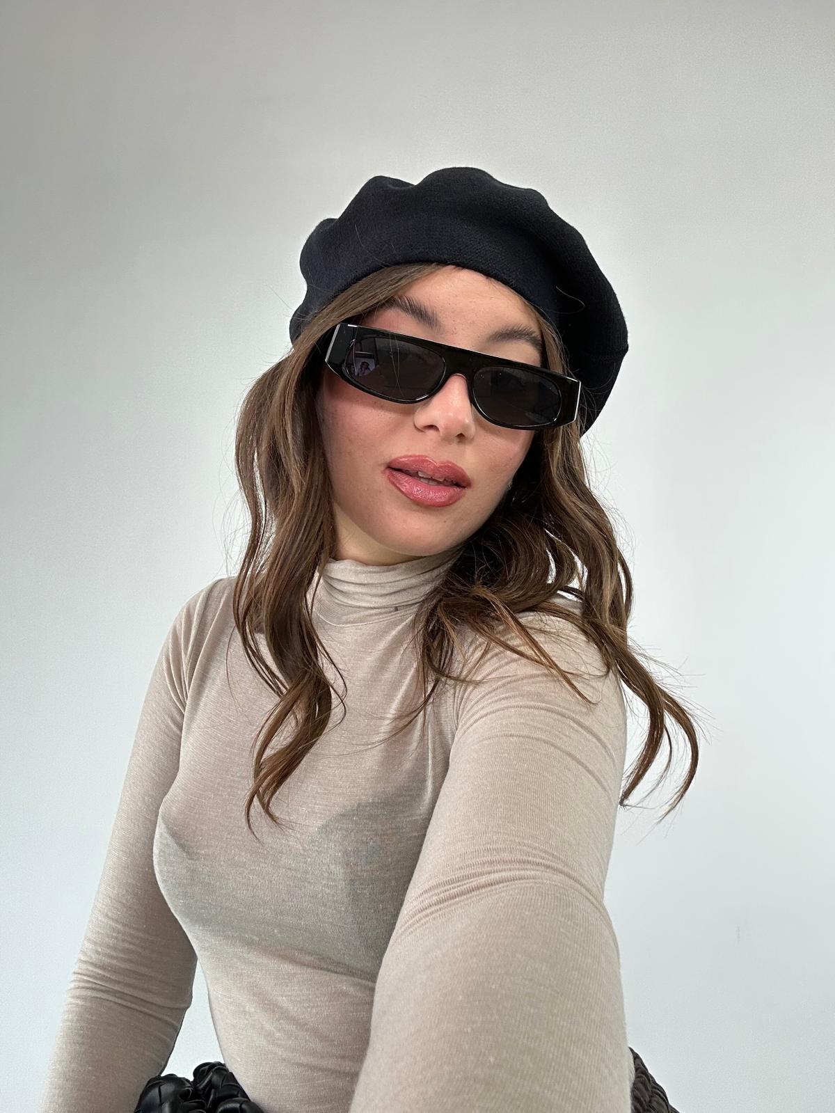 Cappello Basco in Lana - Nero