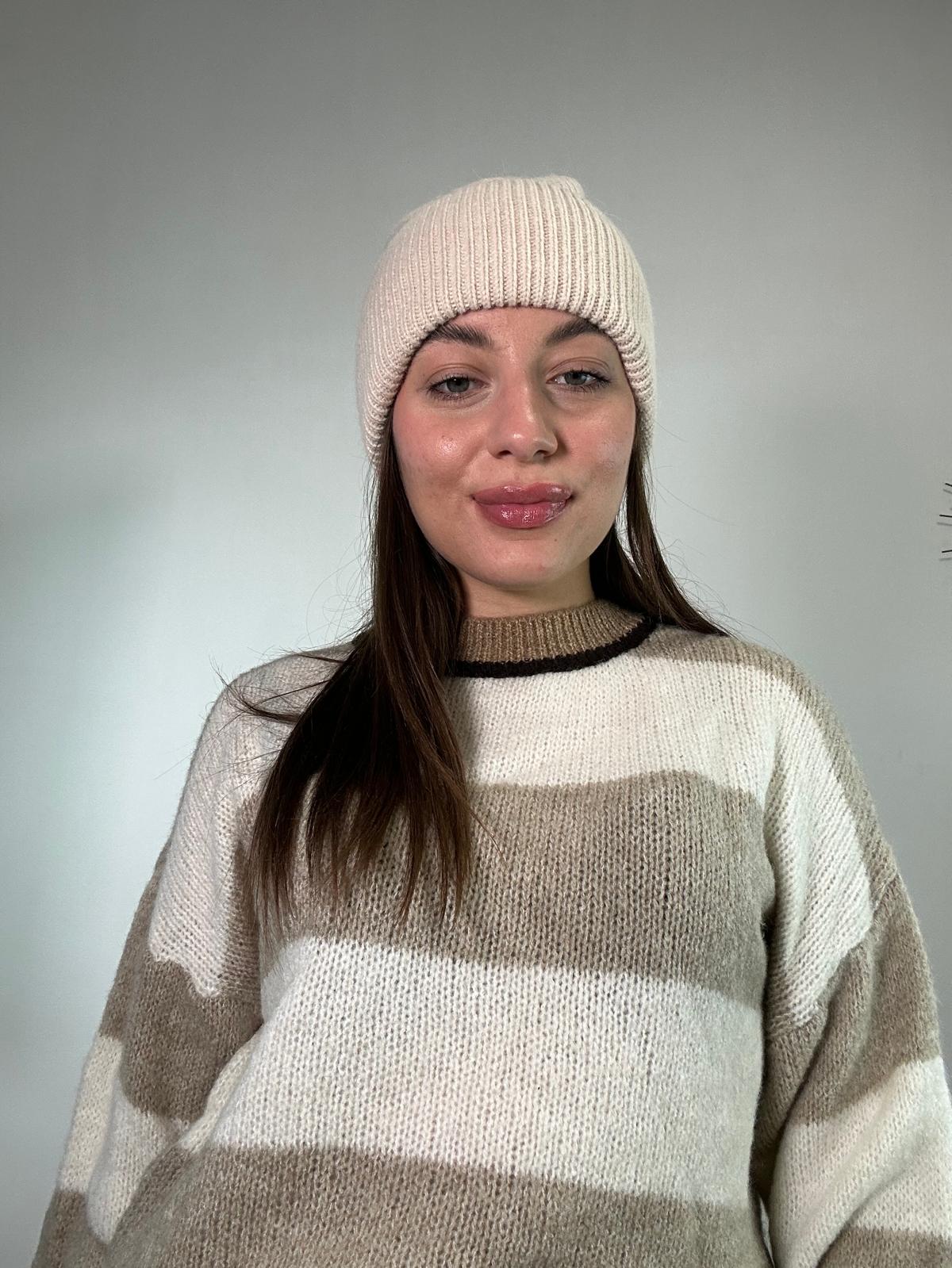 Cappello a Costine - Beige