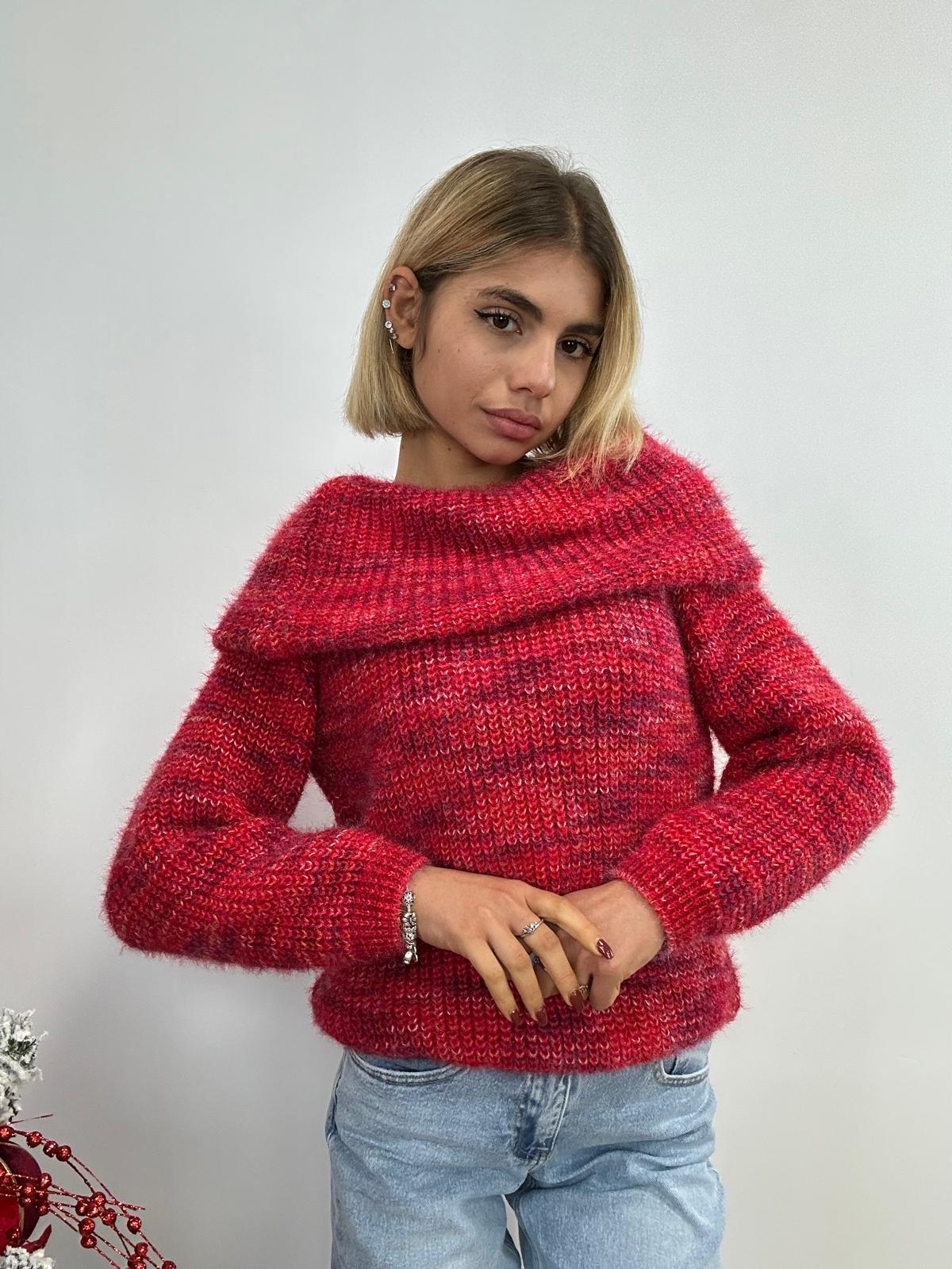 Maglione 1045 - Fondo Rosso