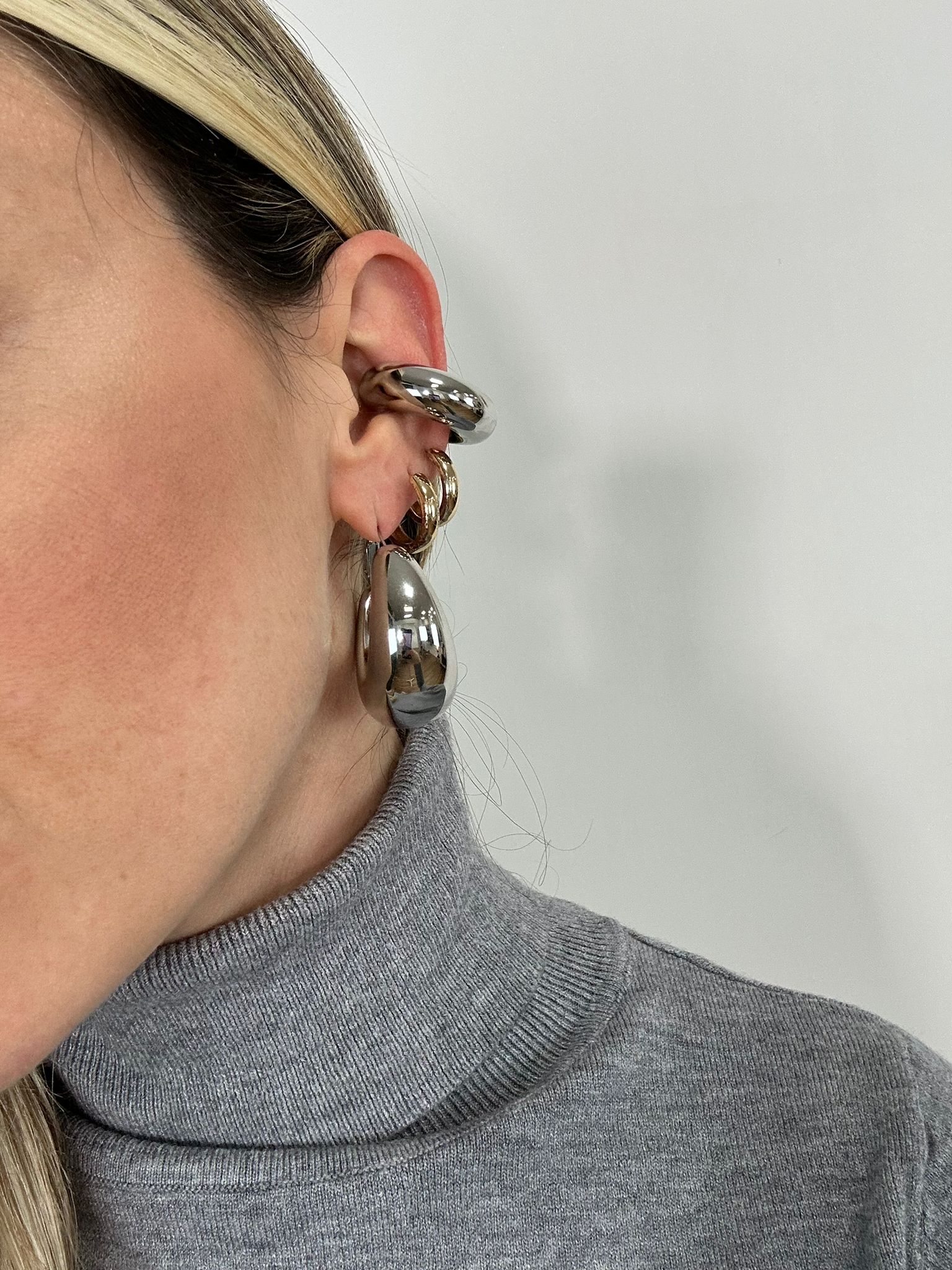 Ear cuff grande - Argento