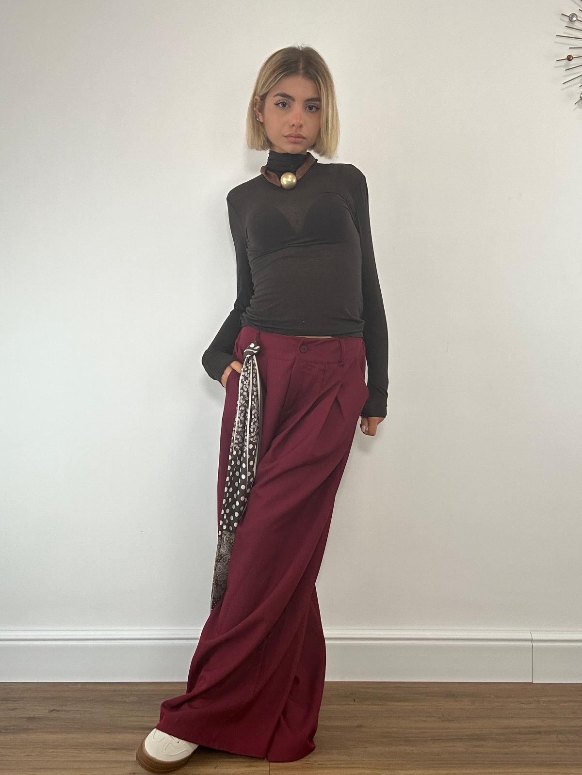 Pantalone 18188 - Bordeaux