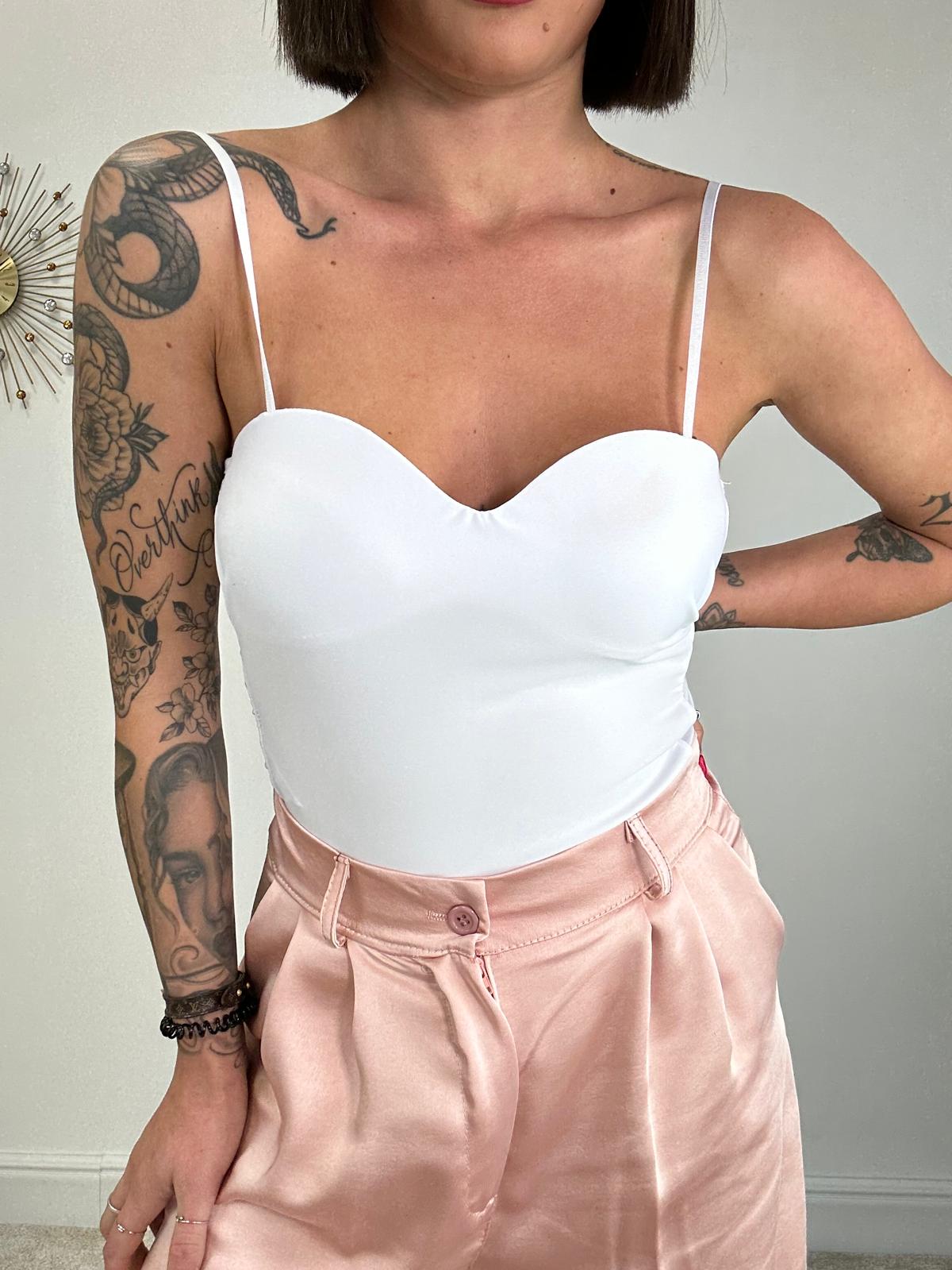 Body Scollo a Cuore - Bianco