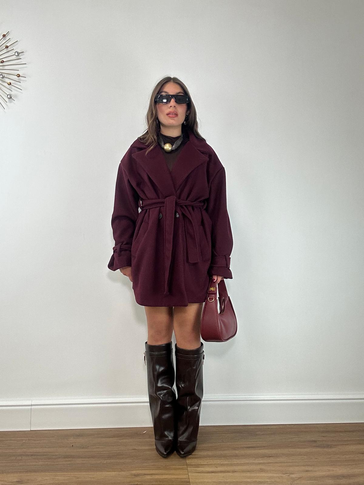 Cappotto M13381 - Bordeaux