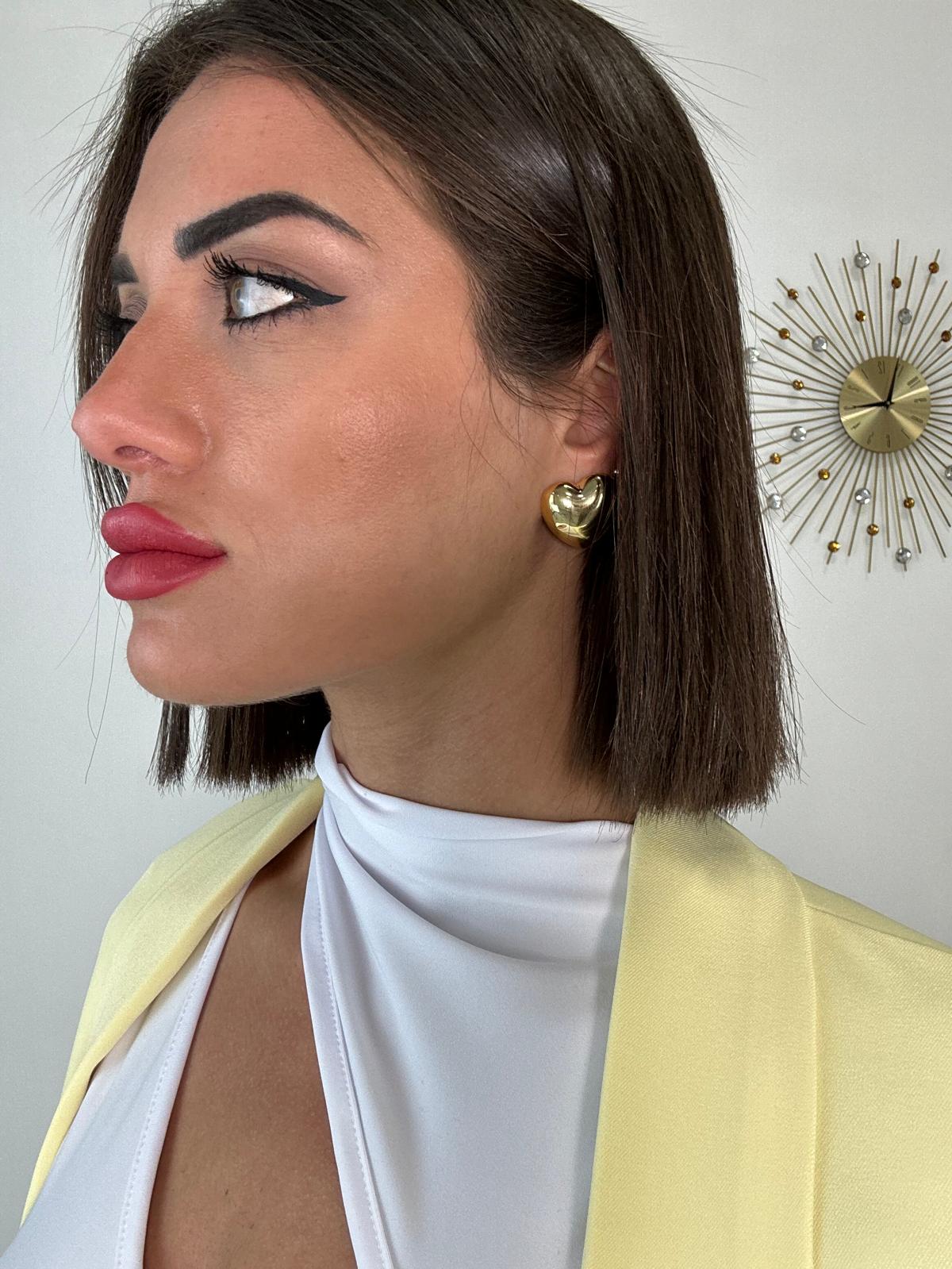 Orecchini a cuore - Oro
