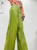 Pantalone plissettato Verde - FR3501