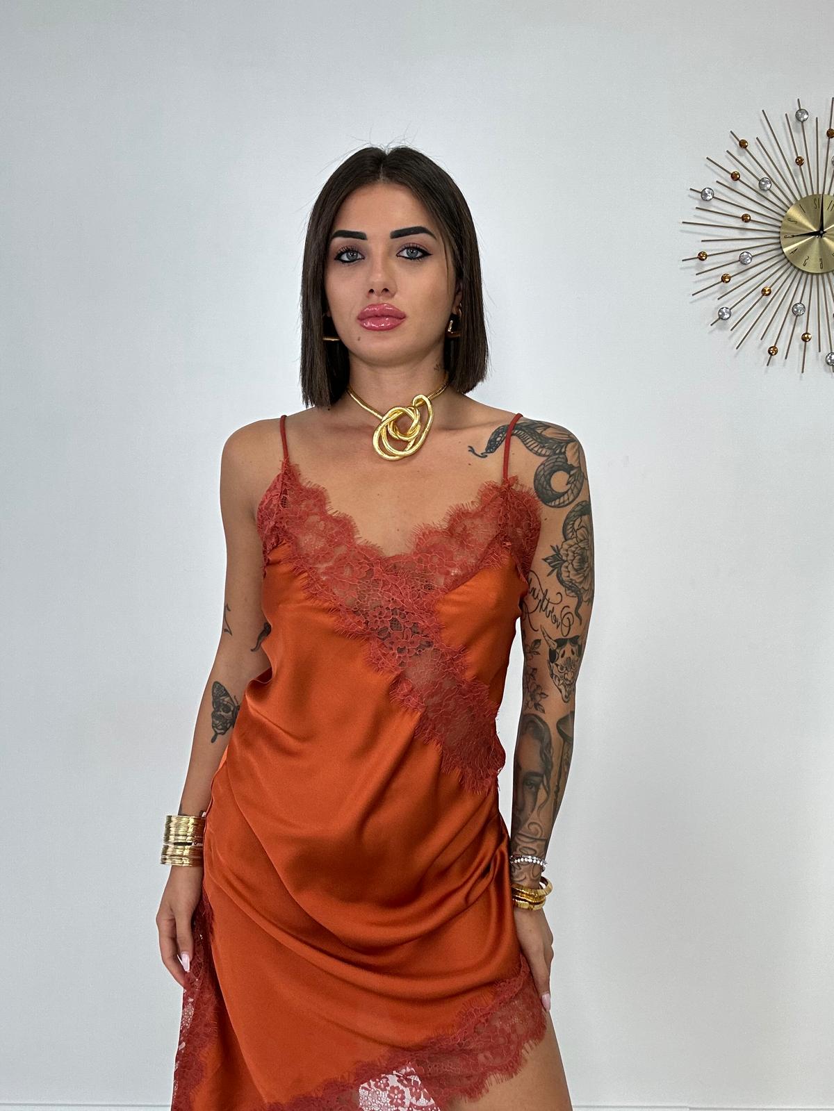 Abito 7838 - Arancione