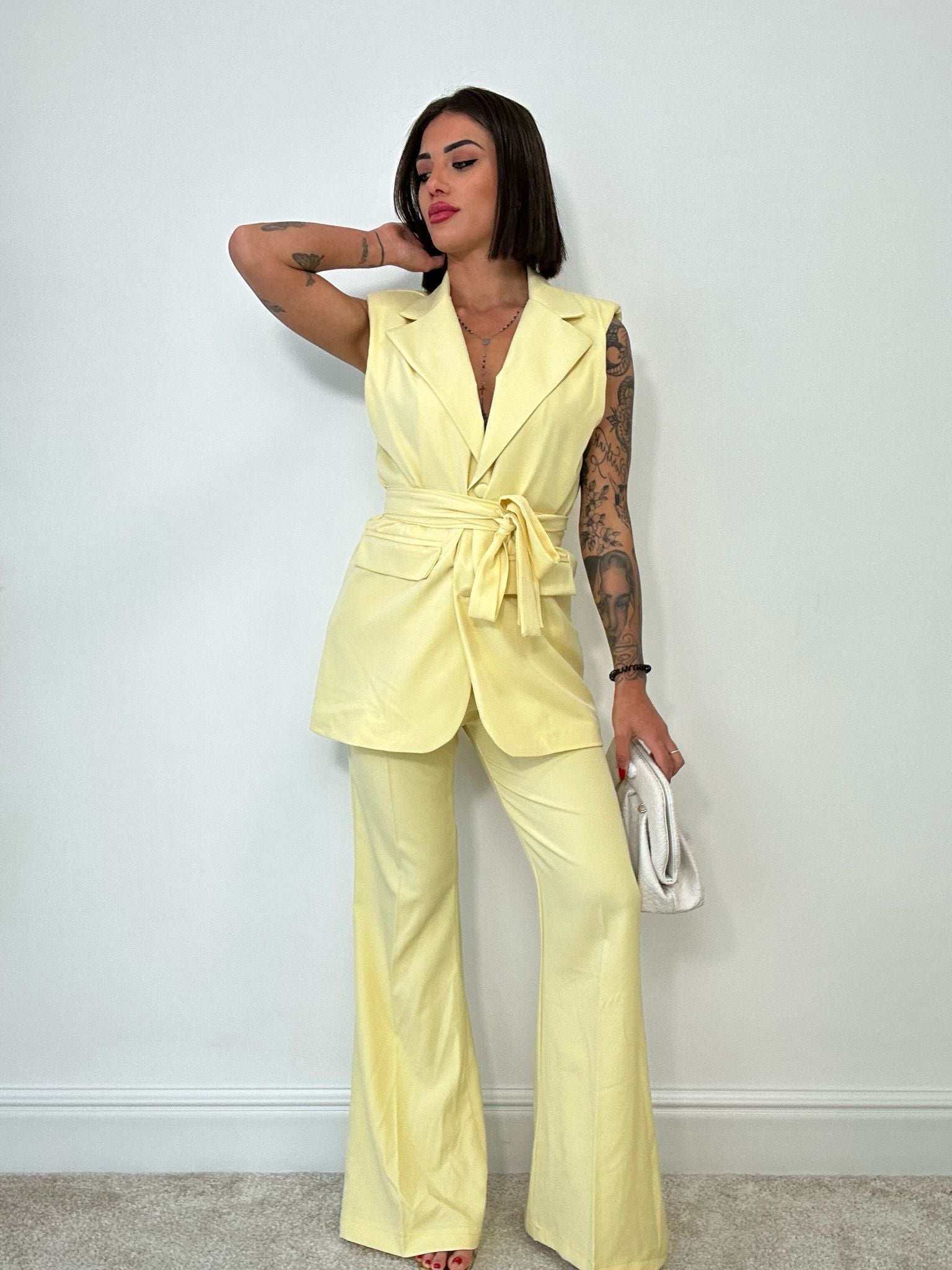 Tailleur Monique (Blazer + Pantalone) Giallo