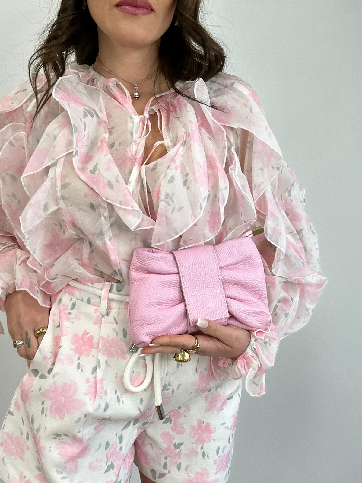 Borsa Vera Pelle - Rosa