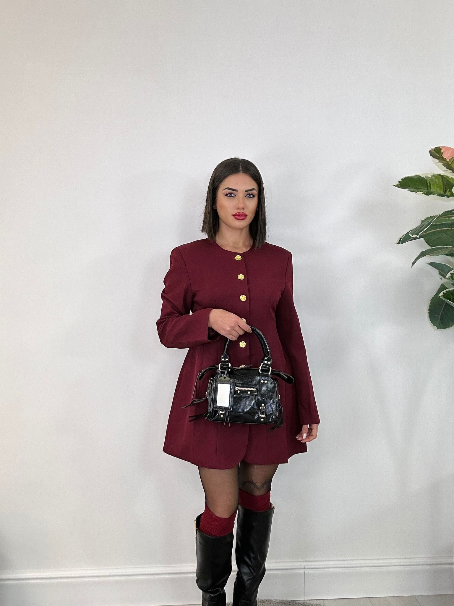 Robe Alessandra - Bordeaux